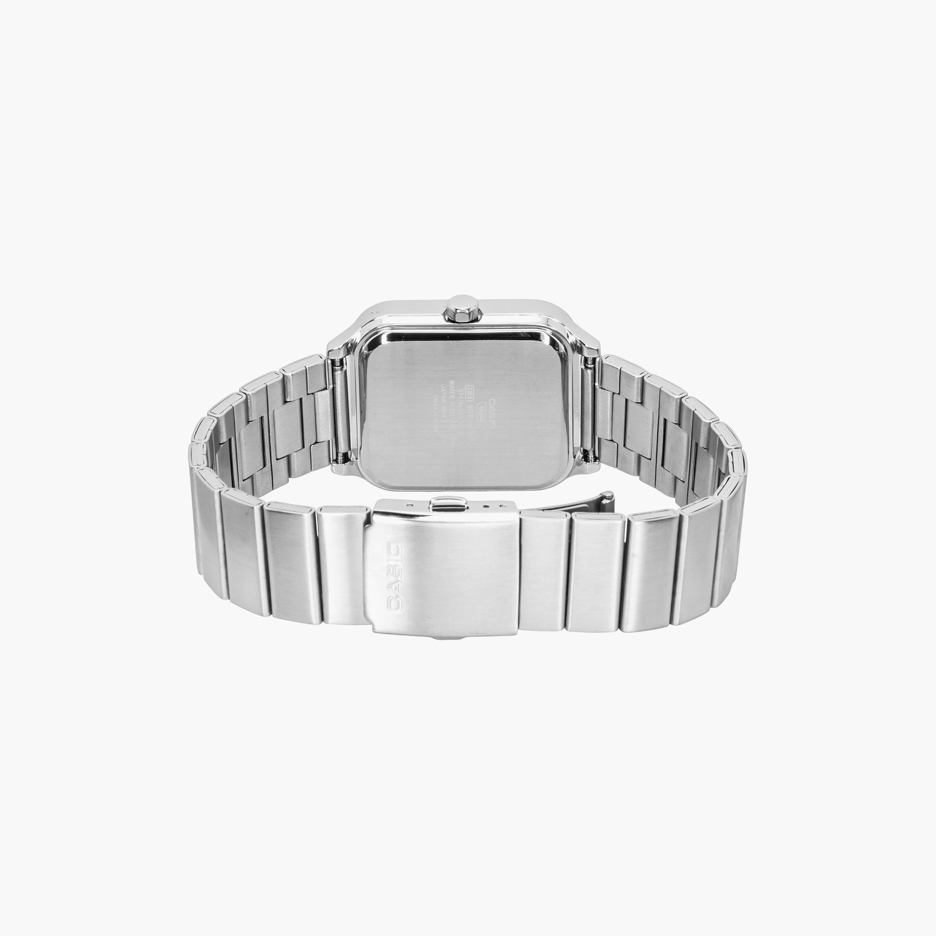 ساعة رجالي أنالوج ستانلس ستيل 44.5 مم باللون الفضي MTP-M307D-1BVDF من كاسيو-men-watchesandjewellery-watches-image-3