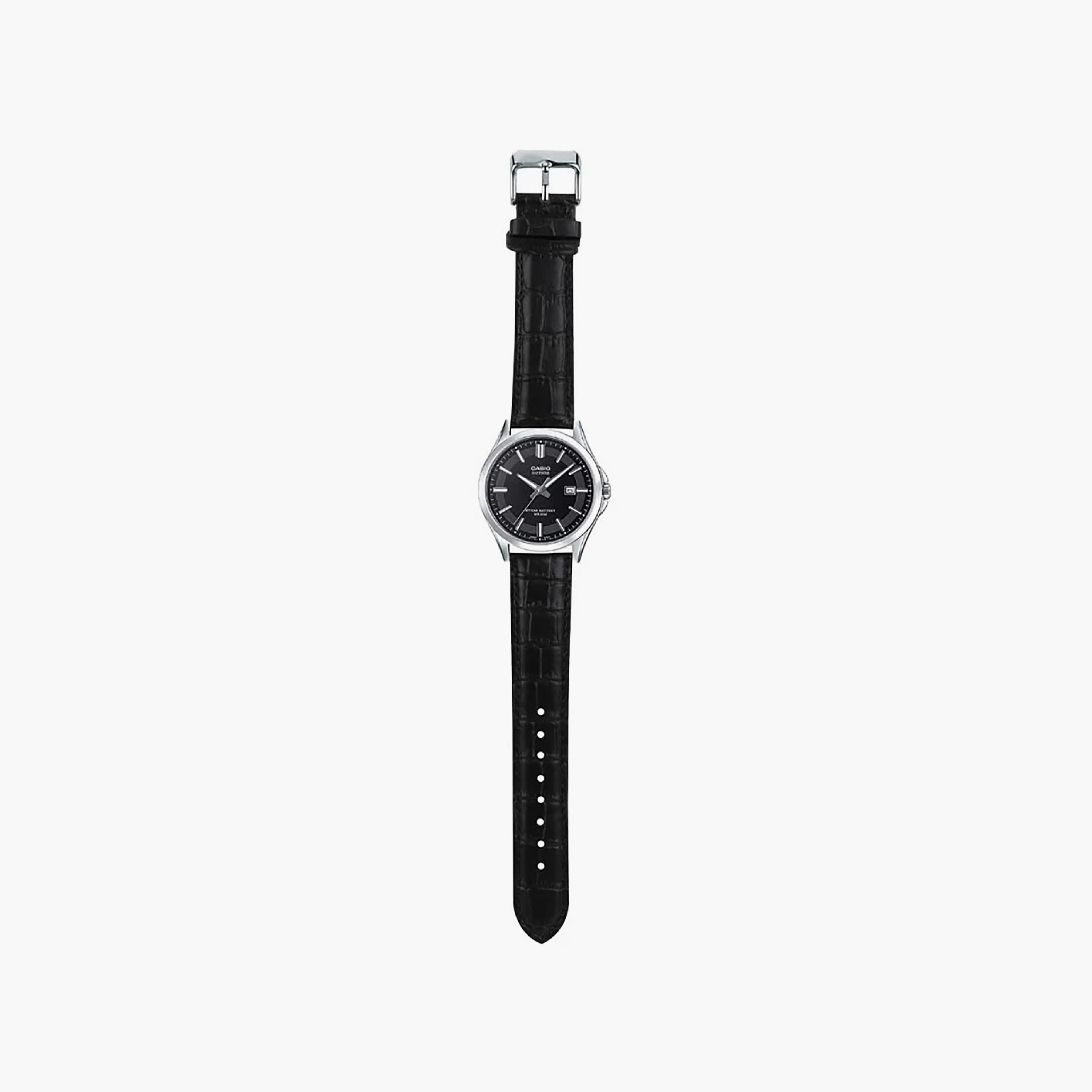 ساعة رجالي أنالوج جلد 41.7 مم باللون الأسود MTS-RS100L-1AVDF من كاسيو-men-watchesandjewellery-watches-image-2