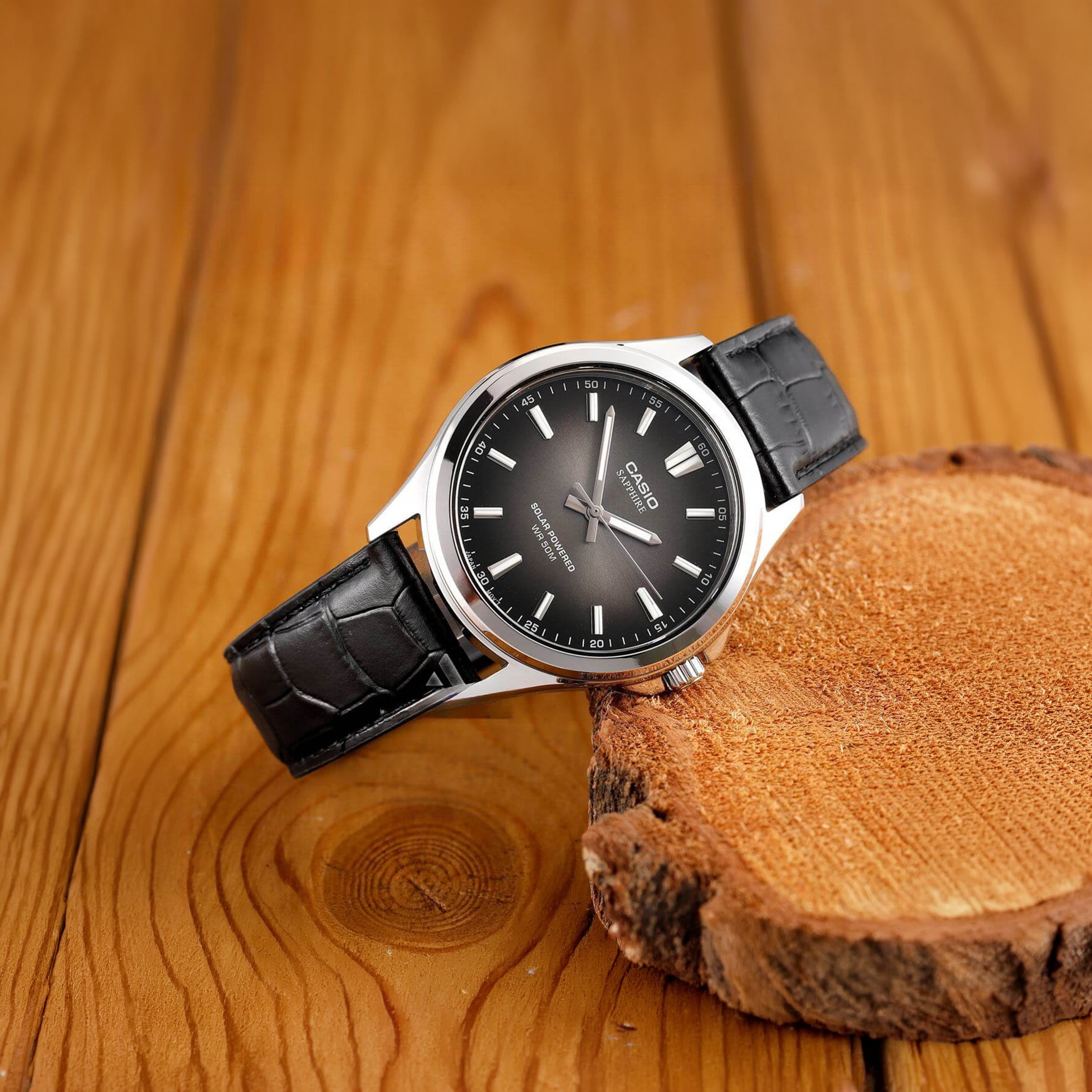 ساعة رجالي أنالوج جلد 41.7 مم باللون الأسود MTS-RS100L-1AVDF من كاسيو-men-watchesandjewellery-watches-image-4
