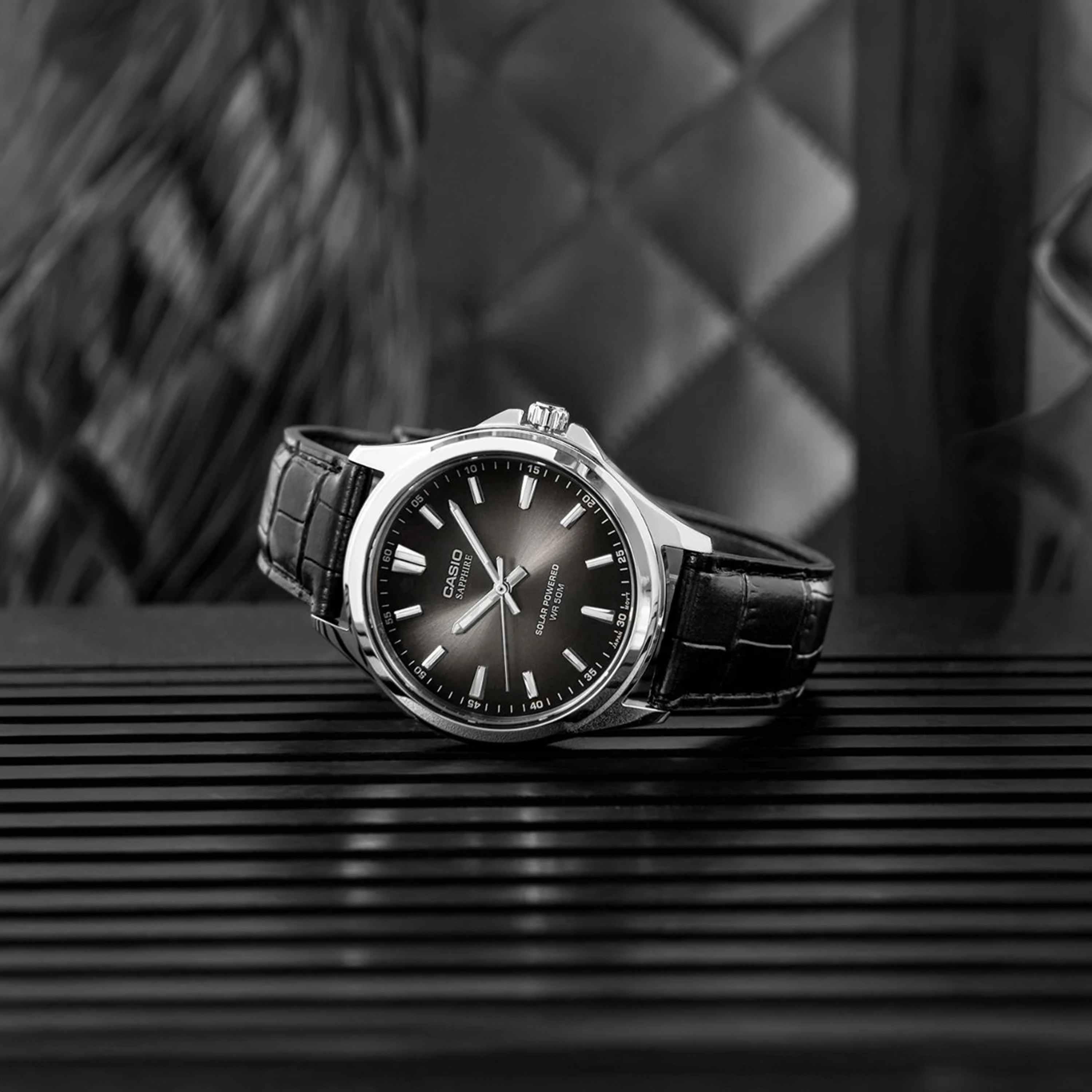 ساعة رجالي أنالوج جلد 41.7 مم باللون الأسود MTS-RS100L-1AVDF من كاسيو-men-watchesandjewellery-watches-image-5
