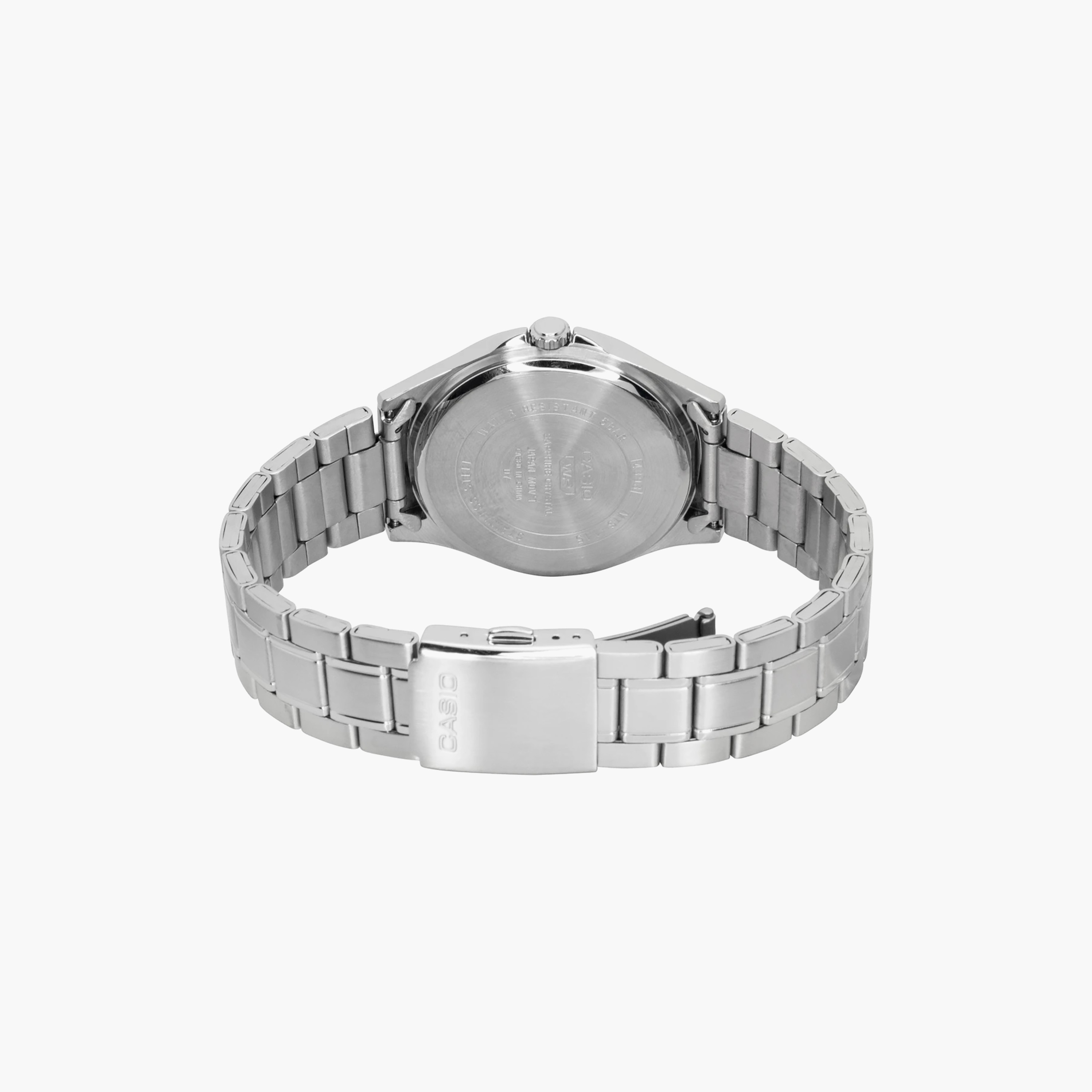 ساعة رجالي أنالوج ستانلس ستيل 41.3 مم باللون الفضي MTS-115D-2A2VDF من كاسيو-men-watchesandjewellery-watches-image-3