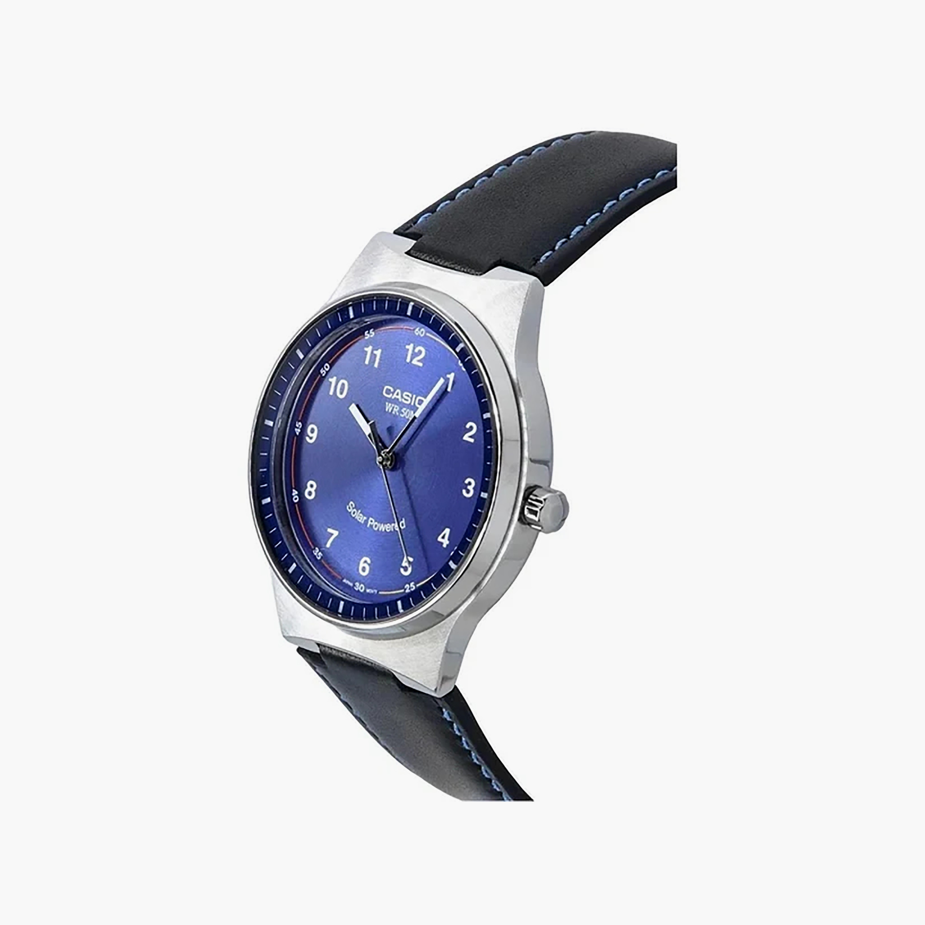ساعة رجالي أنالوج جلد 40 مم باللون الأزرق MTP-RS105L-2BVDF من كاسيو-men-watchesandjewellery-watches-image-2