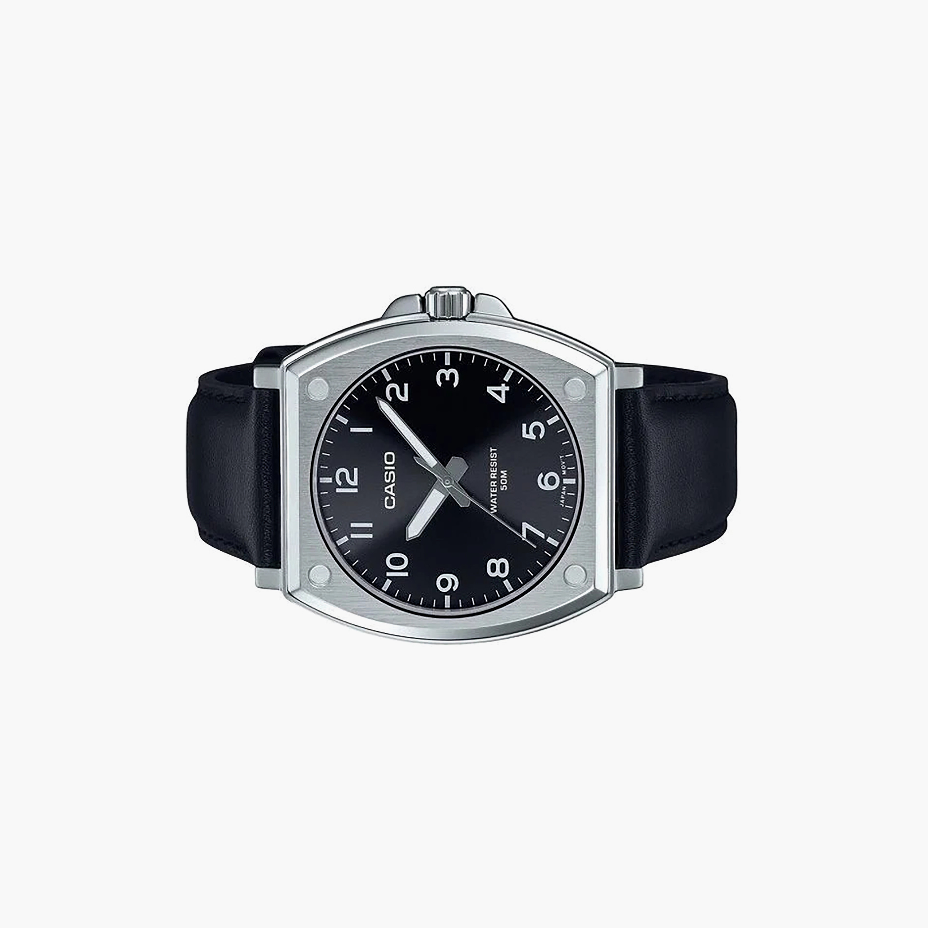 ساعة رجالي أنالوج جلد 43.5 مم باللون الأسود MTP-E730L-1AVDF من كاسيو-men-watchesandjewellery-watches-image-2