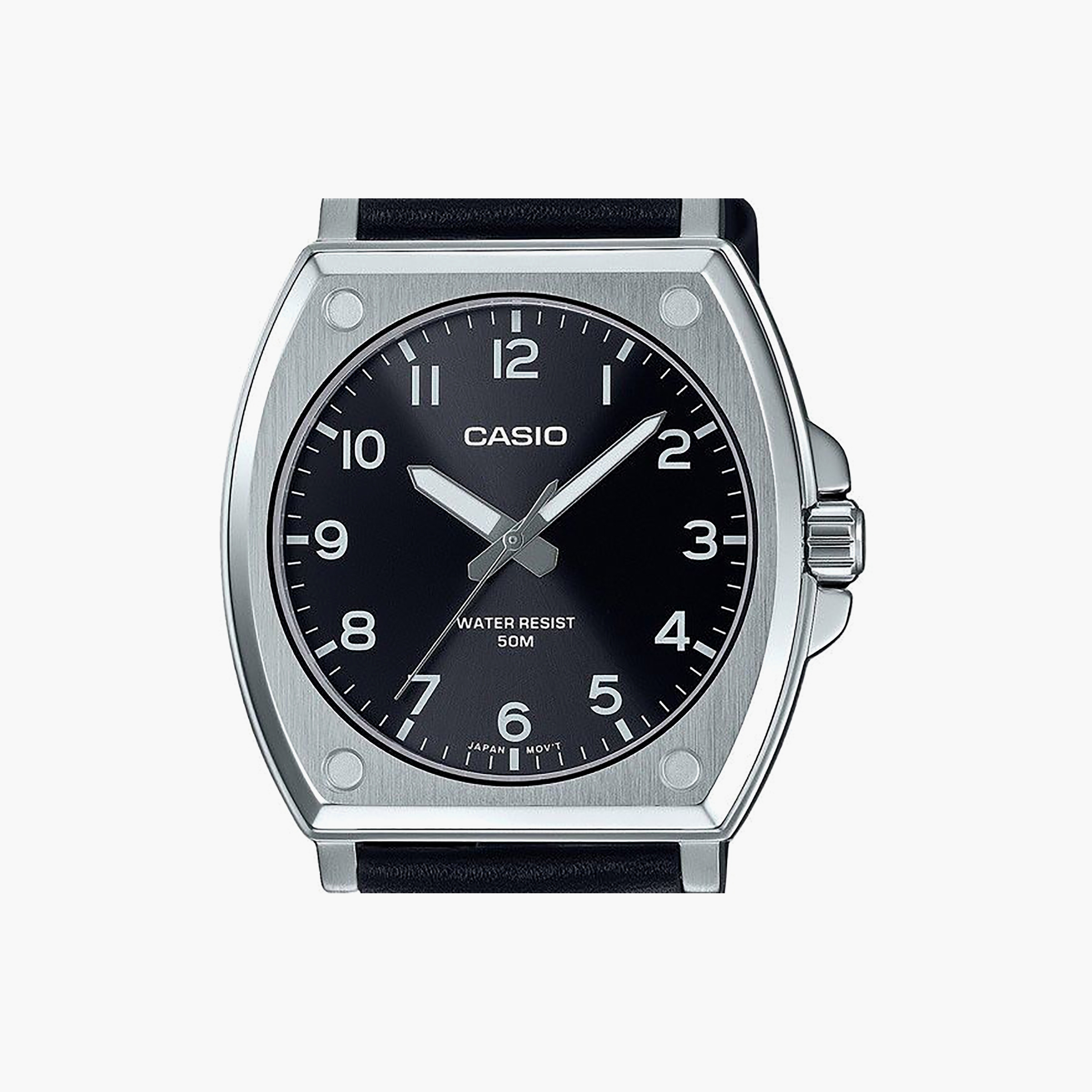 ساعة رجالي أنالوج جلد 43.5 مم باللون الأسود MTP-E730L-1AVDF من كاسيو-men-watchesandjewellery-watches-image-3