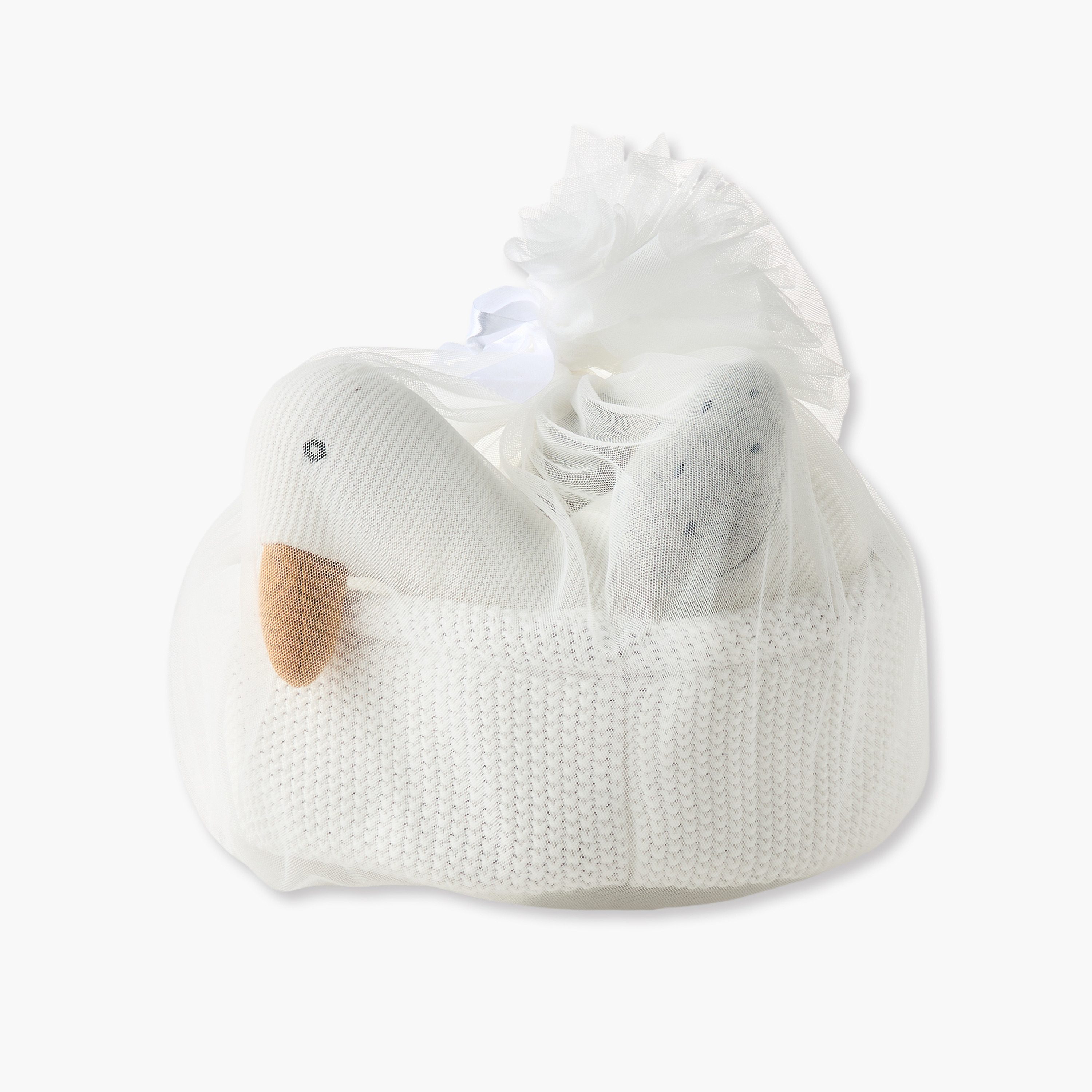Giggles Knitted Goose Gift Set Basket - Pack of 4-baby-nursery-blanketsandswaddles-blanketsandquilts-image-2