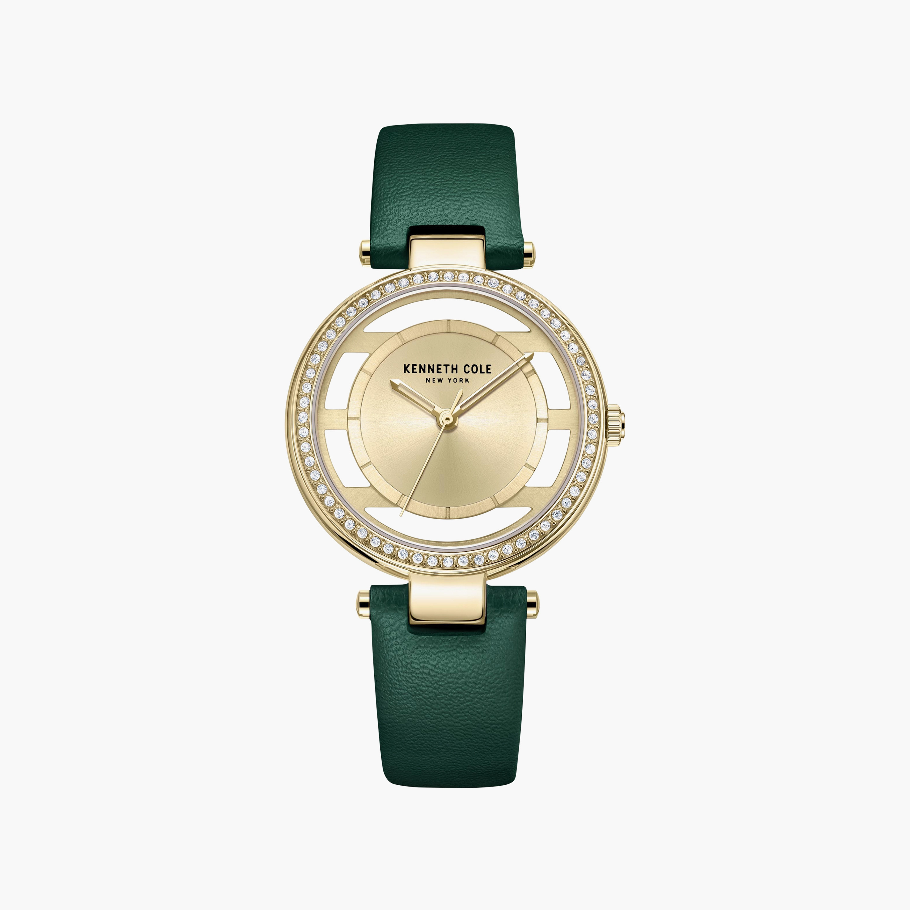 Modern Classic Leather Strap Analog Watch for Women | KCWLA2219802-women-watchesandjewellery-watches-image-1