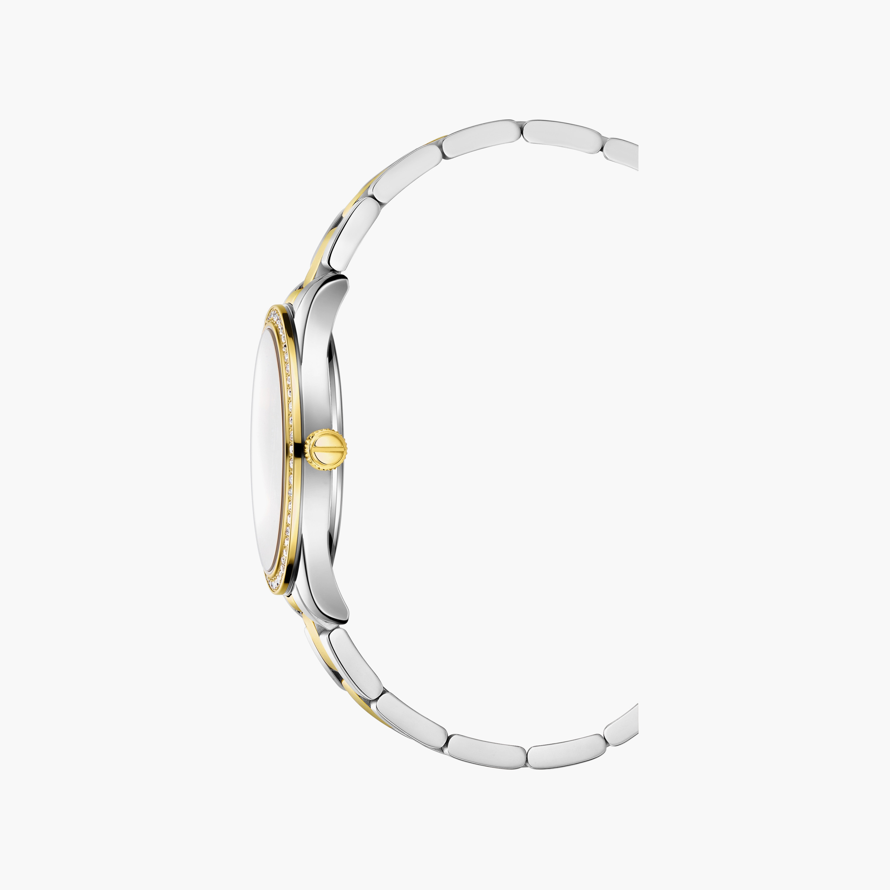 ساعة نسائية عصرية كلاسيكية بسوار من الفولاذ المقاوم للصدأ | KC51126002-women-watchesandjewellery-watches-image-2