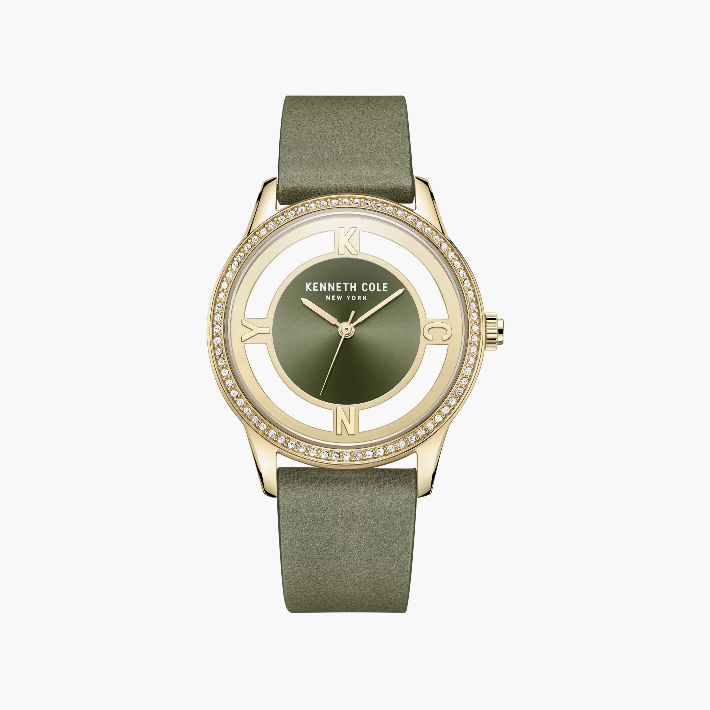 Modern Classic Leather Strap Analog Watch for Women | KCWLA2220105-women-watchesandjewellery-watches-image-1