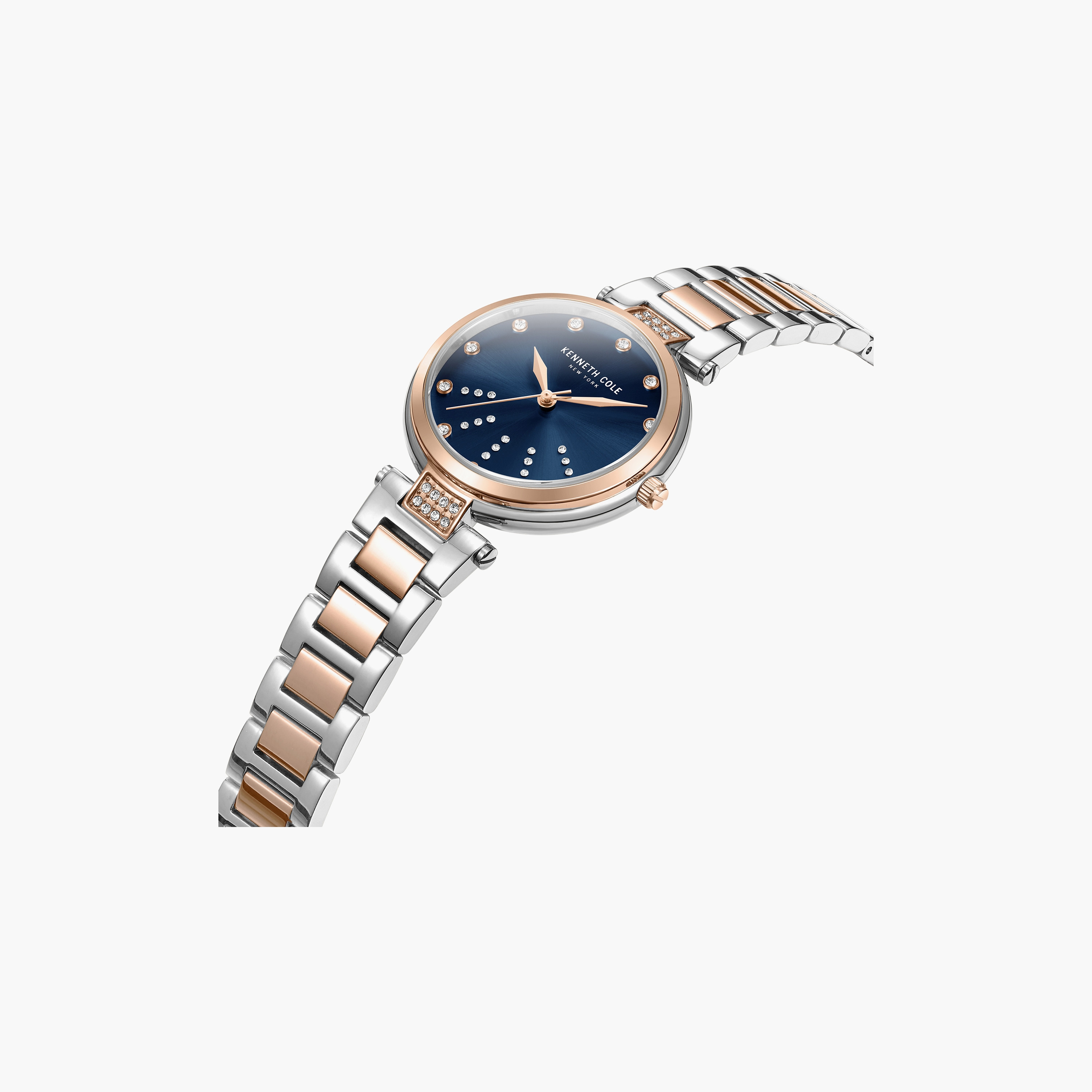 ساعة نسائية عصرية كلاسيكية بسوار من الفولاذ المقاوم للصدأ | KCWLG2237301-women-watchesandjewellery-watches-image-2