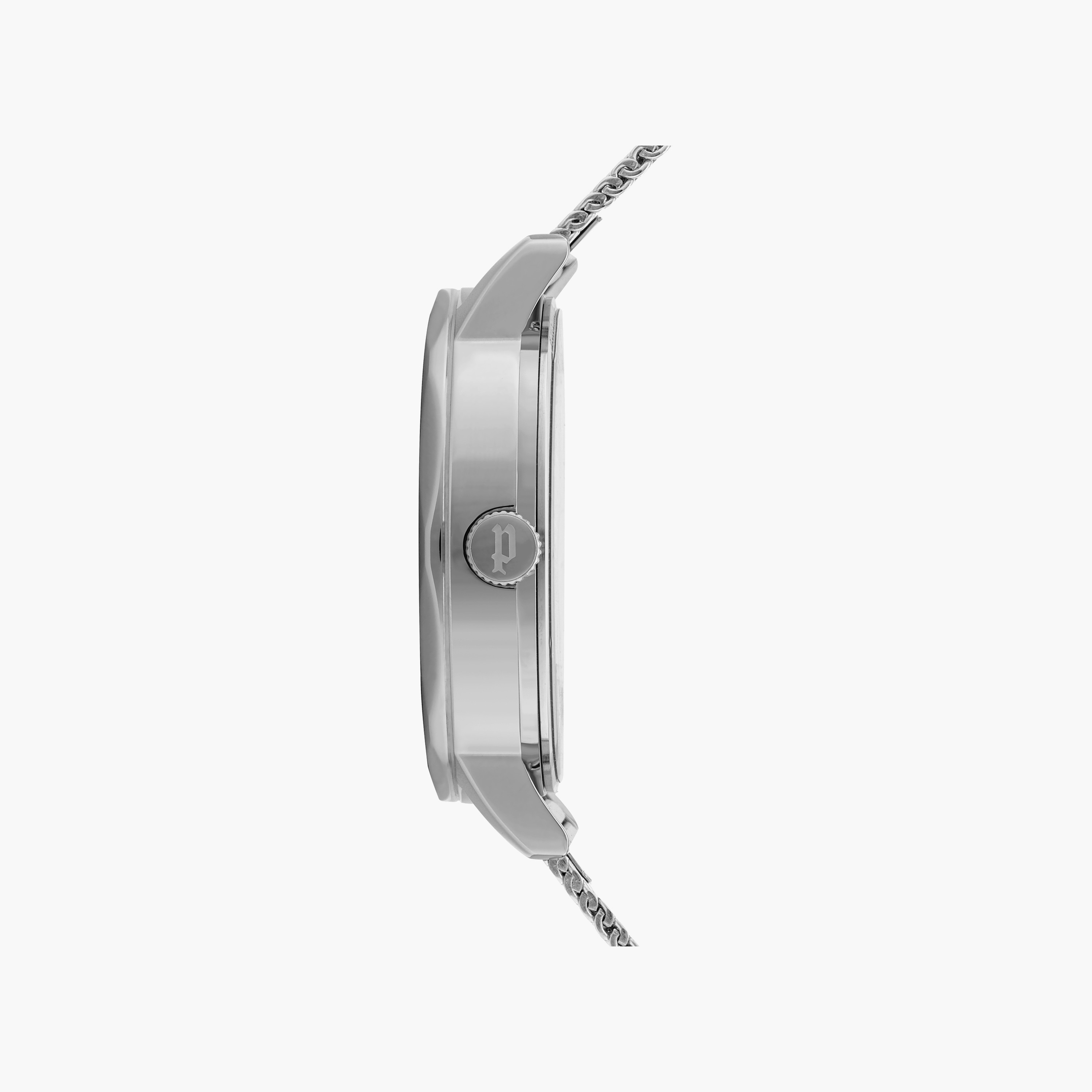 ساعة أنجار النسائية التناظرية بسوار من الفولاذ المقاوم للصدأ | PL.16074MS/04MM-women-watchesandjewellery-watches-image-3