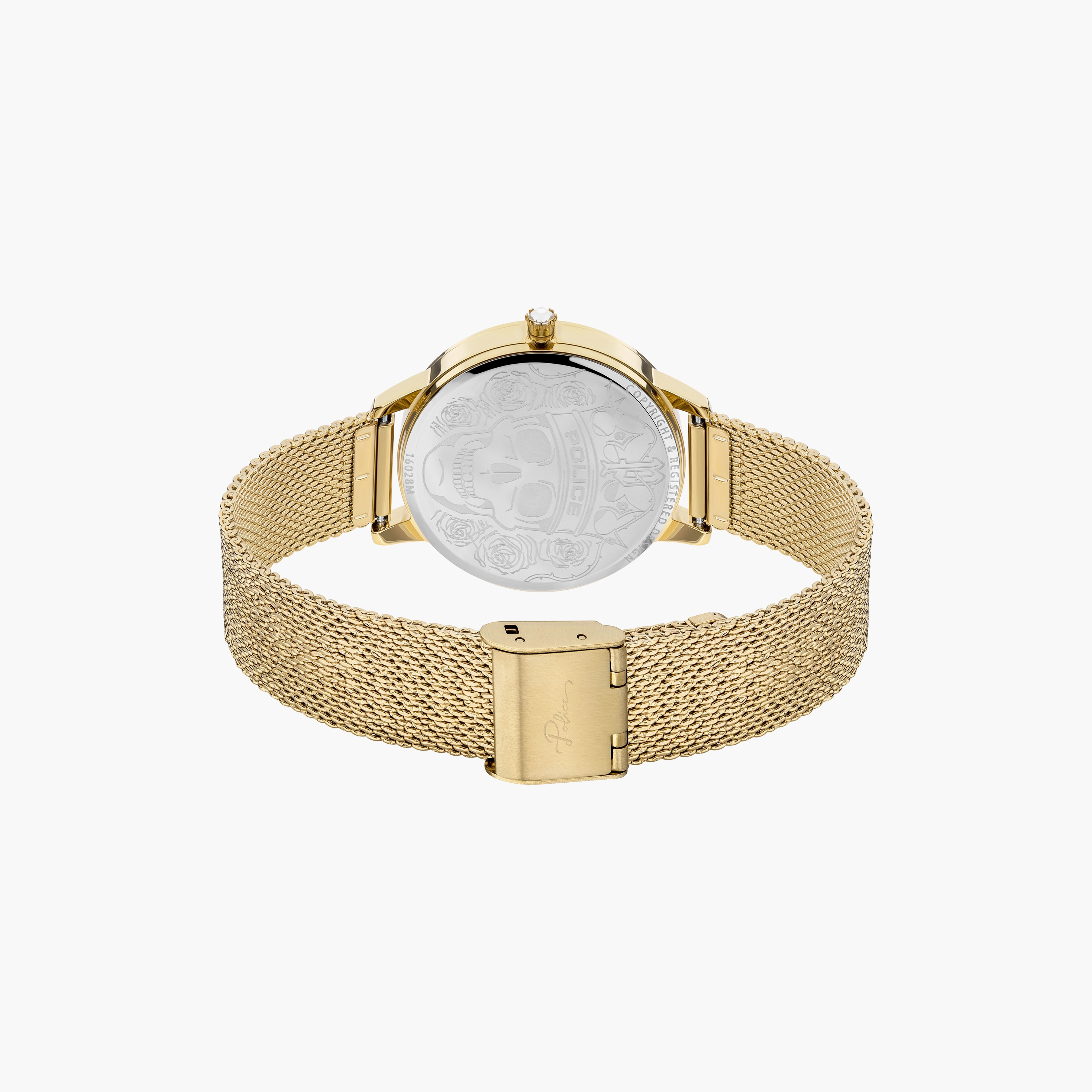 ساعة باغان النسائية التناظرية بسوار من الفولاذ المقاوم للصدأ | PL.16028MSG/02MM-women-watchesandjewellery-watches-image-3