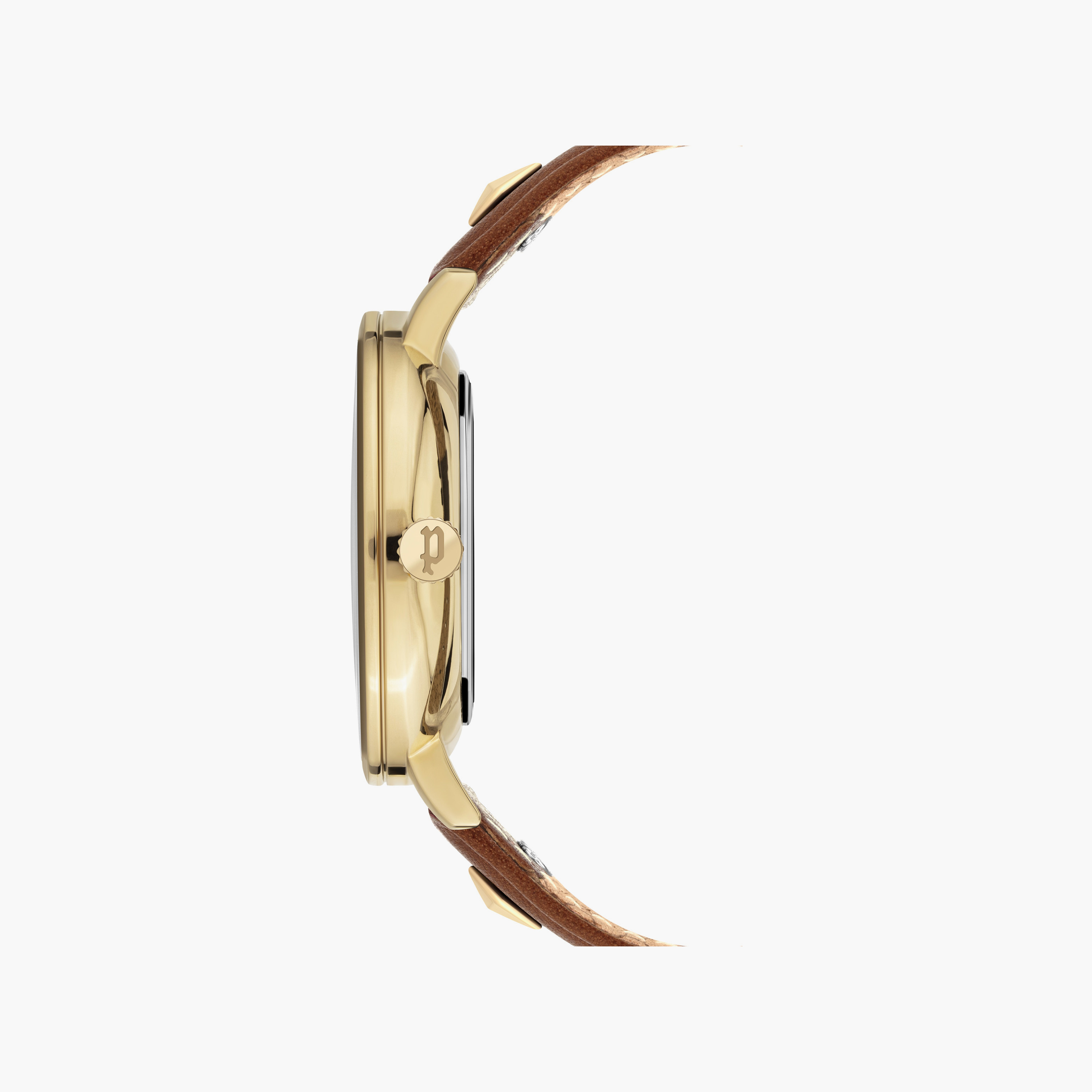 ساعة ميونا التناظرية بحزام جلدي للنساء | PL16034MSG.02-women-watchesandjewellery-watches-image-3