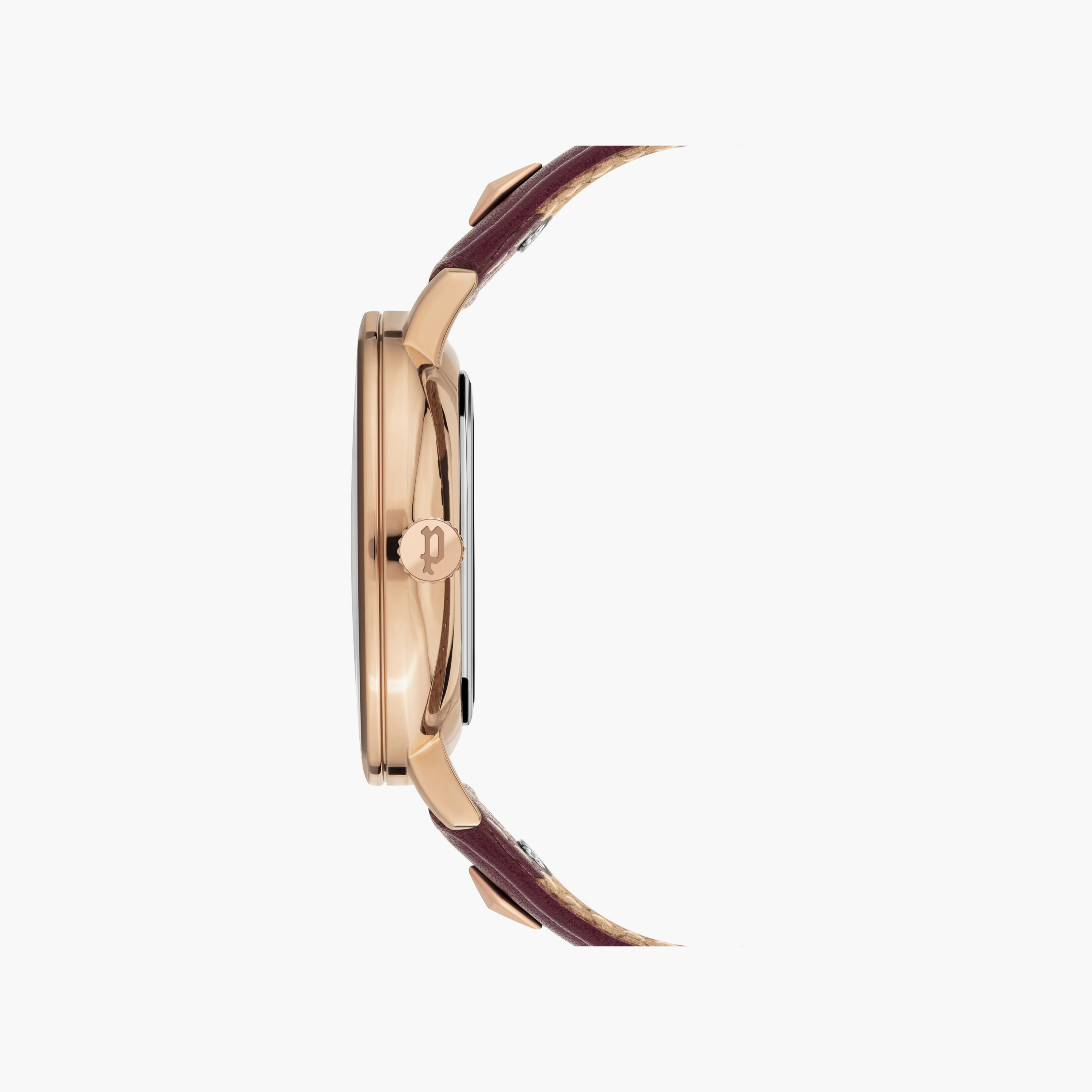ساعة ميونا النسائية التناظرية بحزام جلدي | PL.16034MSR/02A-women-watchesandjewellery-watches-image-3