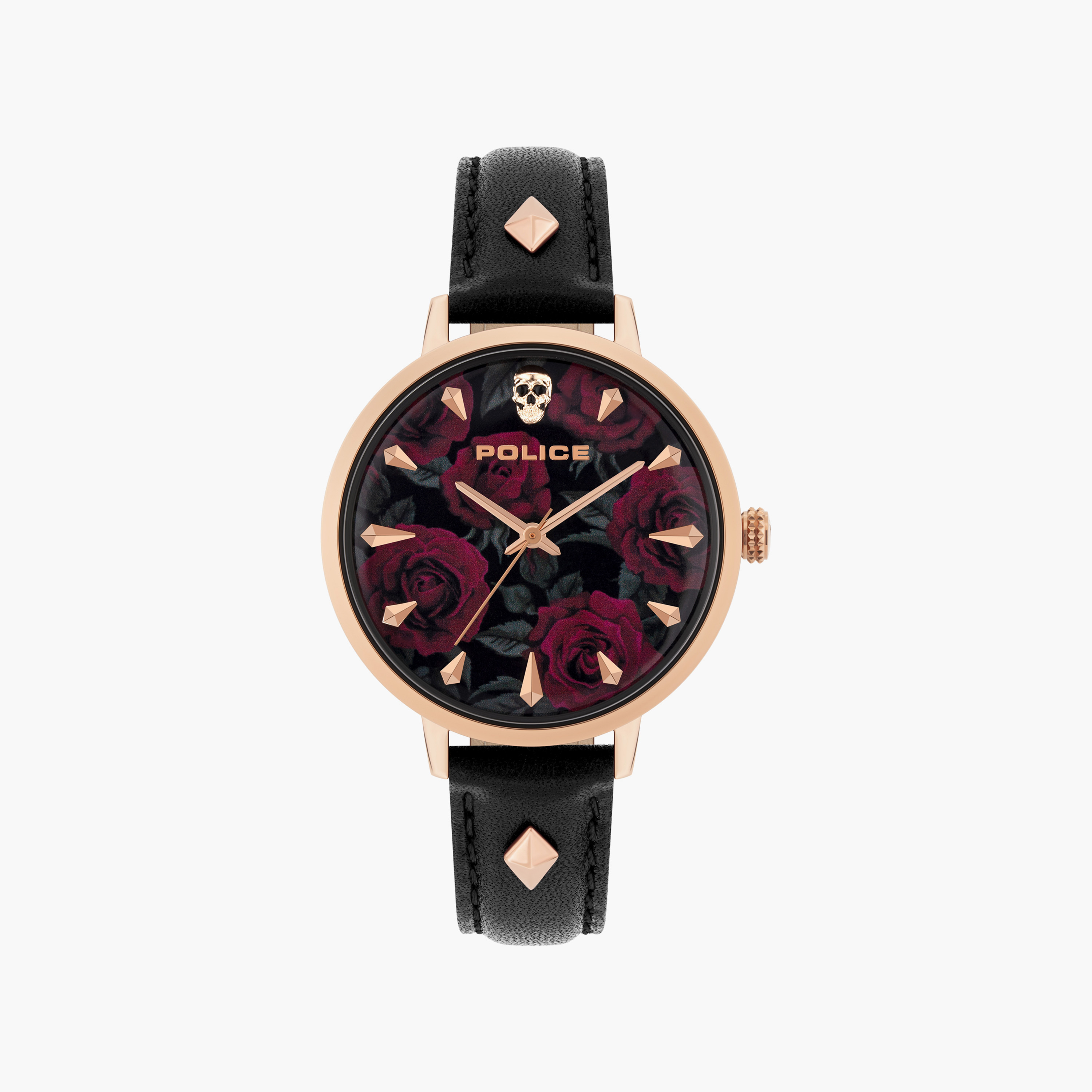 Miona Leather Strap Analog Watch for Women | PL.16034MSR/02-women-watchesandjewellery-watches-image-1