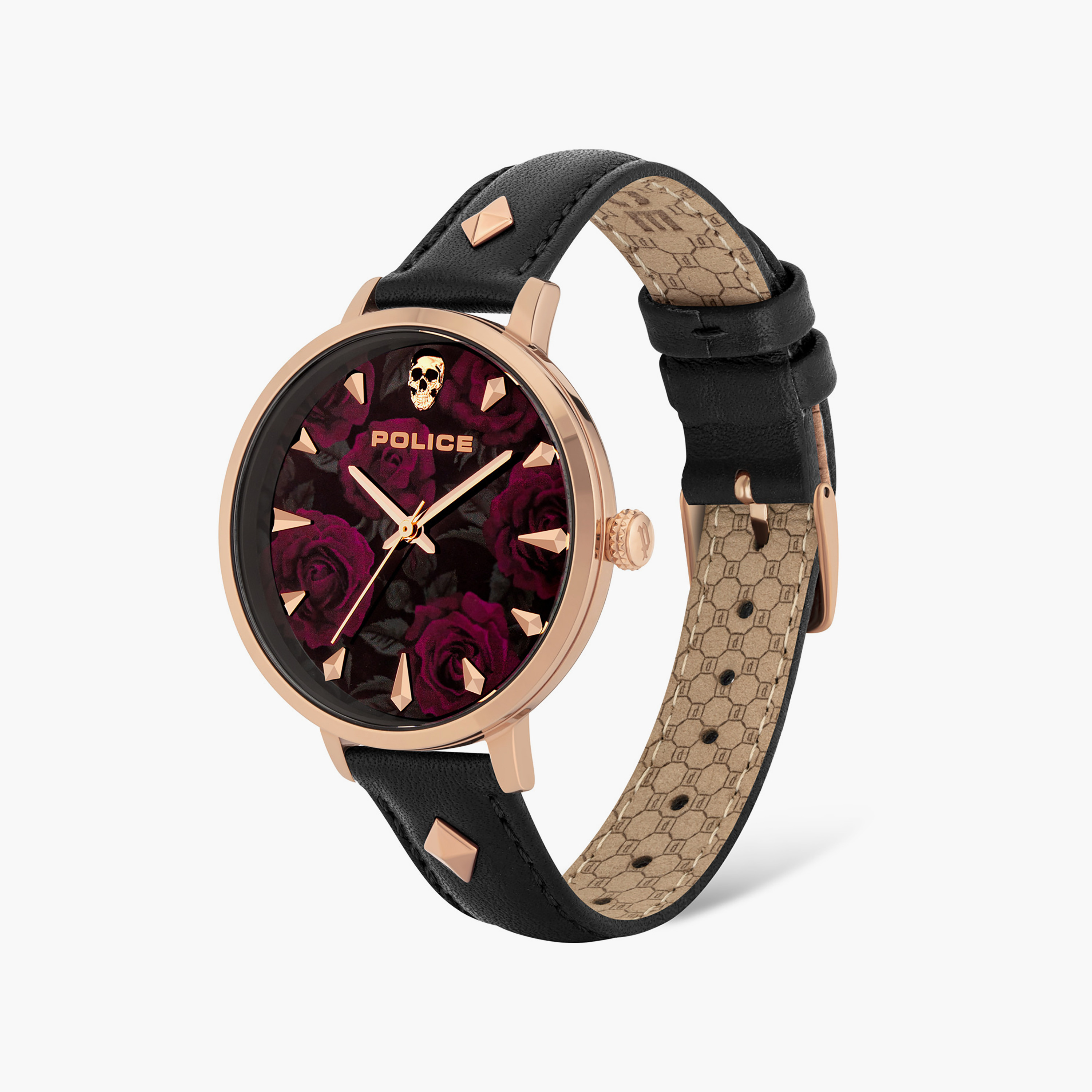 Miona Leather Strap Analog Watch for Women | PL.16034MSR/02-women-watchesandjewellery-watches-image-2