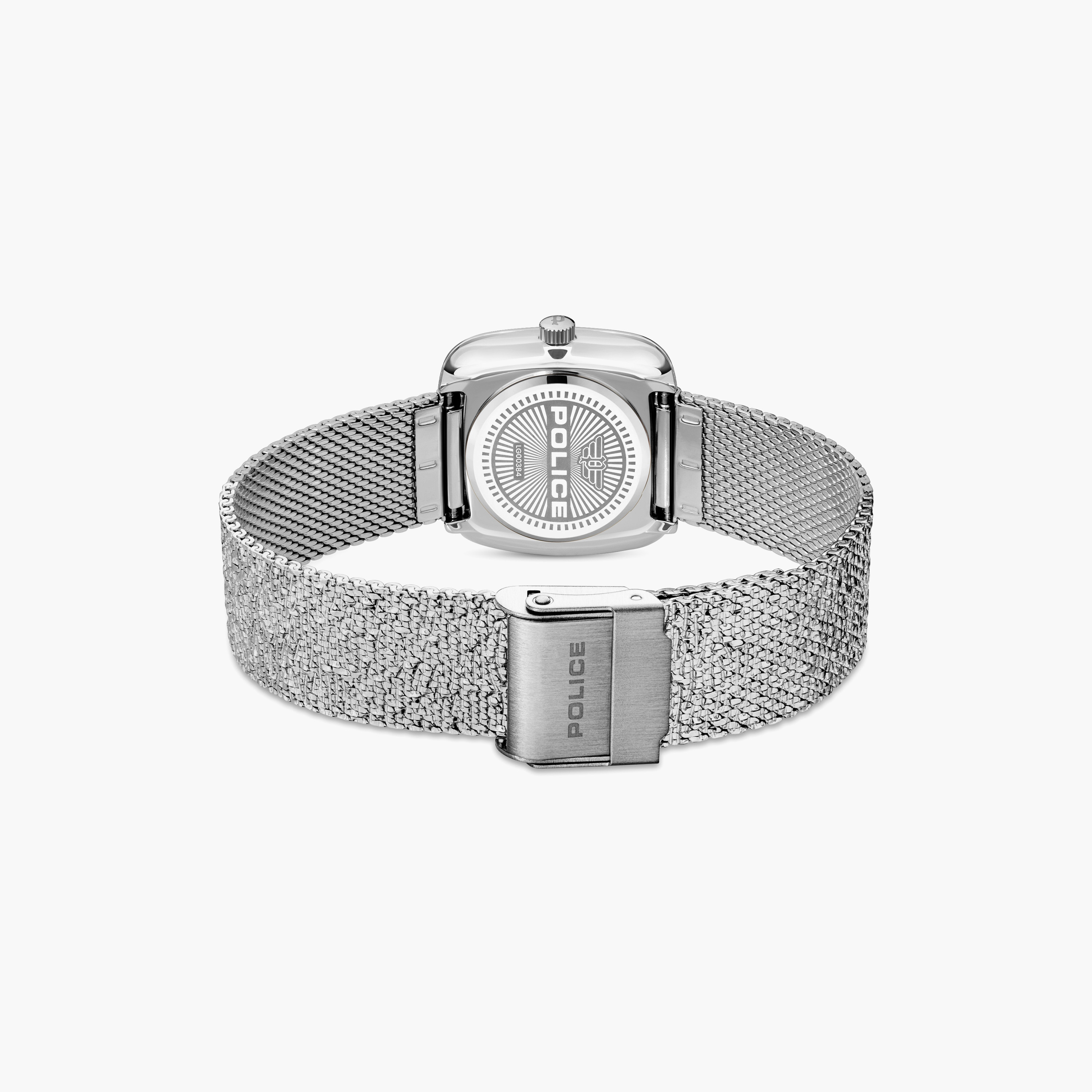 ساعة يد نسائية أنيقة بتصميم مربع وسوار من الفولاذ المقاوم للصدأ | PEWLG0038401-women-watchesandjewellery-watches-image-3