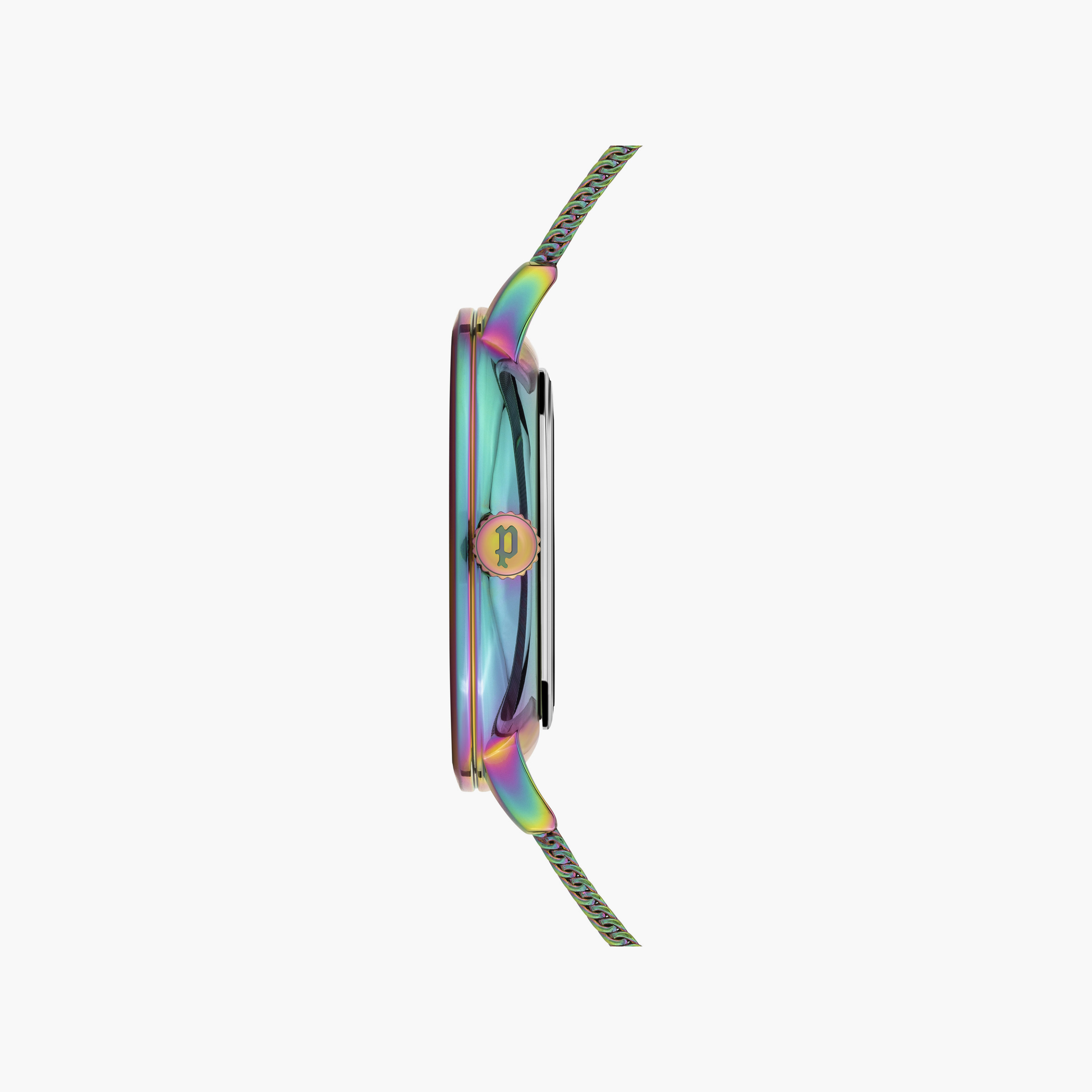 Miona Rainbow Stainless Steel Bracelet Quartz Analog Watch for Women | PL.16035MSRW/04MM-women-watchesandjewellery-watches-image-3