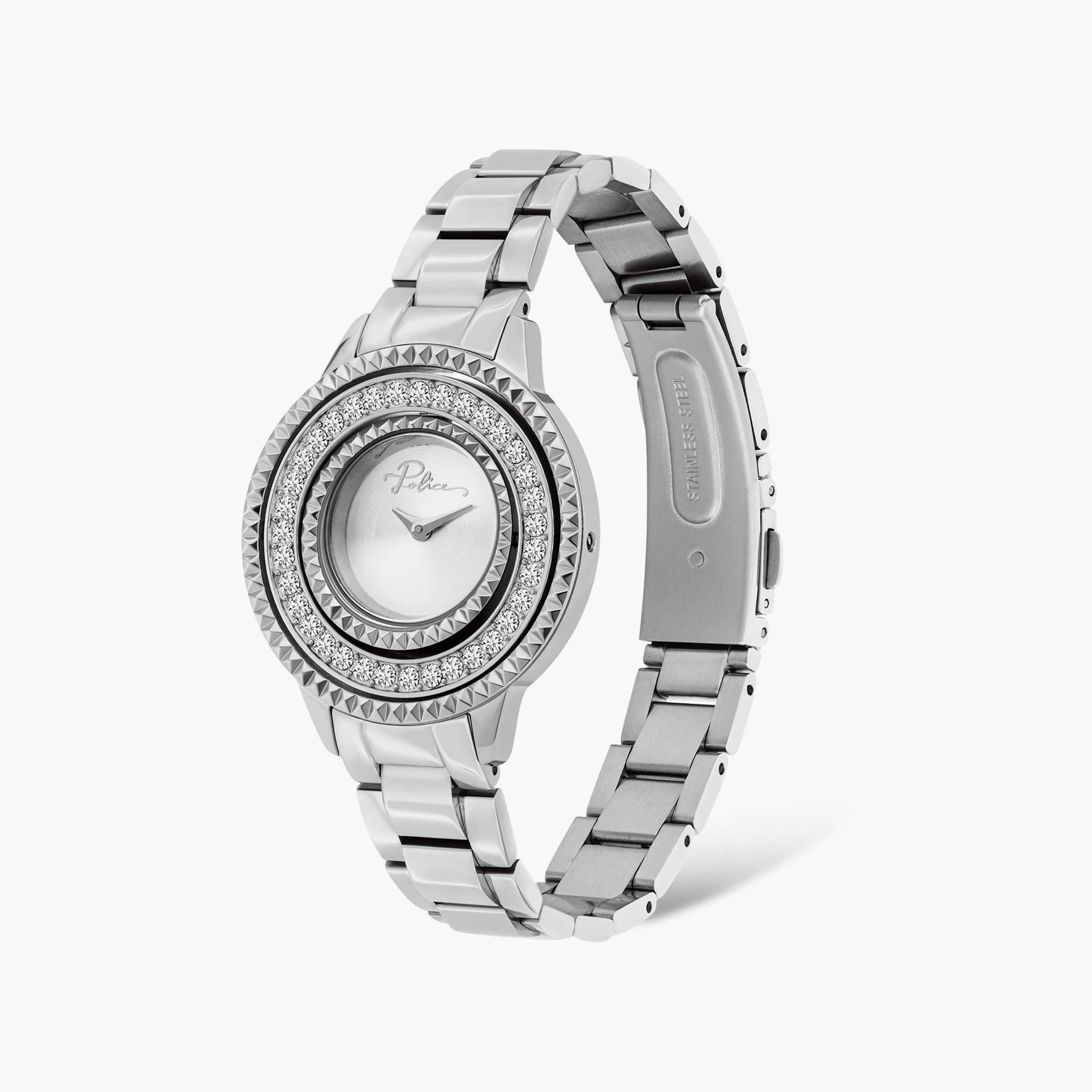 ساعة بيلاط النسائية التناظرية كوارتز بسوار من الفولاذ المقاوم للصدأ | PL.16037BS/04M-women-watchesandjewellery-watches-image-2