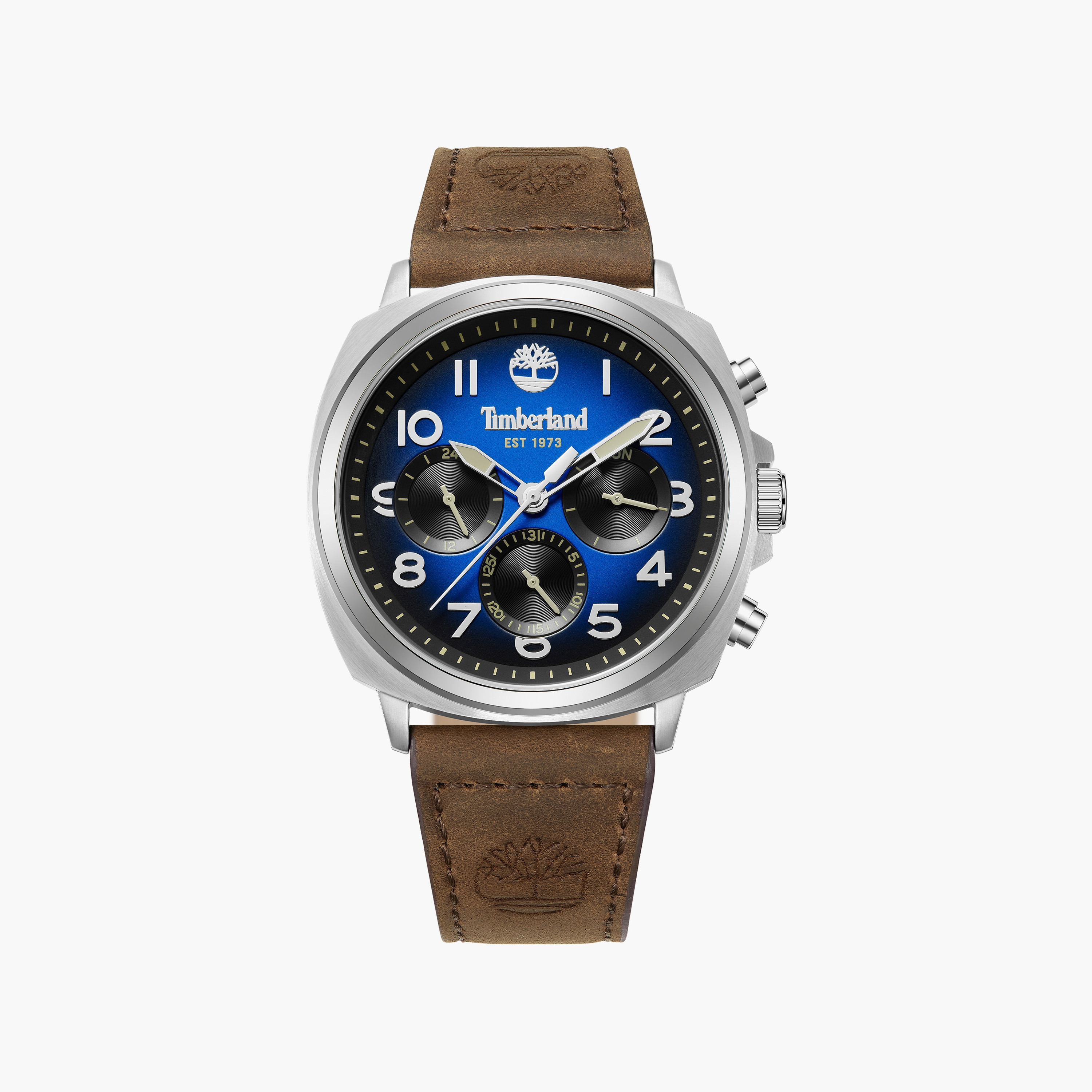 ساعة ويليستون متعددة الوظائف بحزام جلدي صغير للرجال | TDWGB0042007-men-watchesandjewellery-watches-image-1