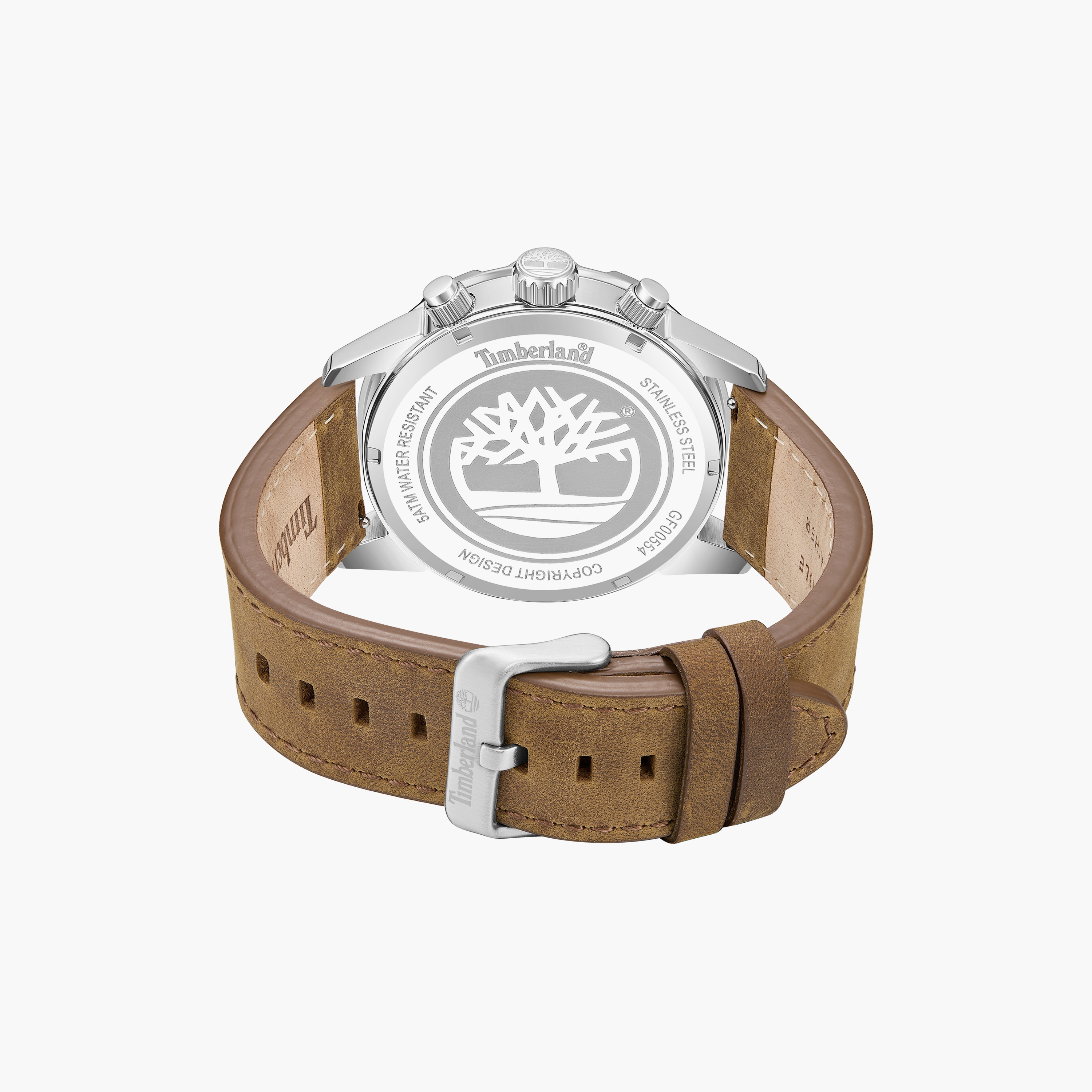 ساعة كامبتون متعددة الوظائف بحزام جلدي للرجال | TDWGF0055402-men-watchesandjewellery-watches-image-3