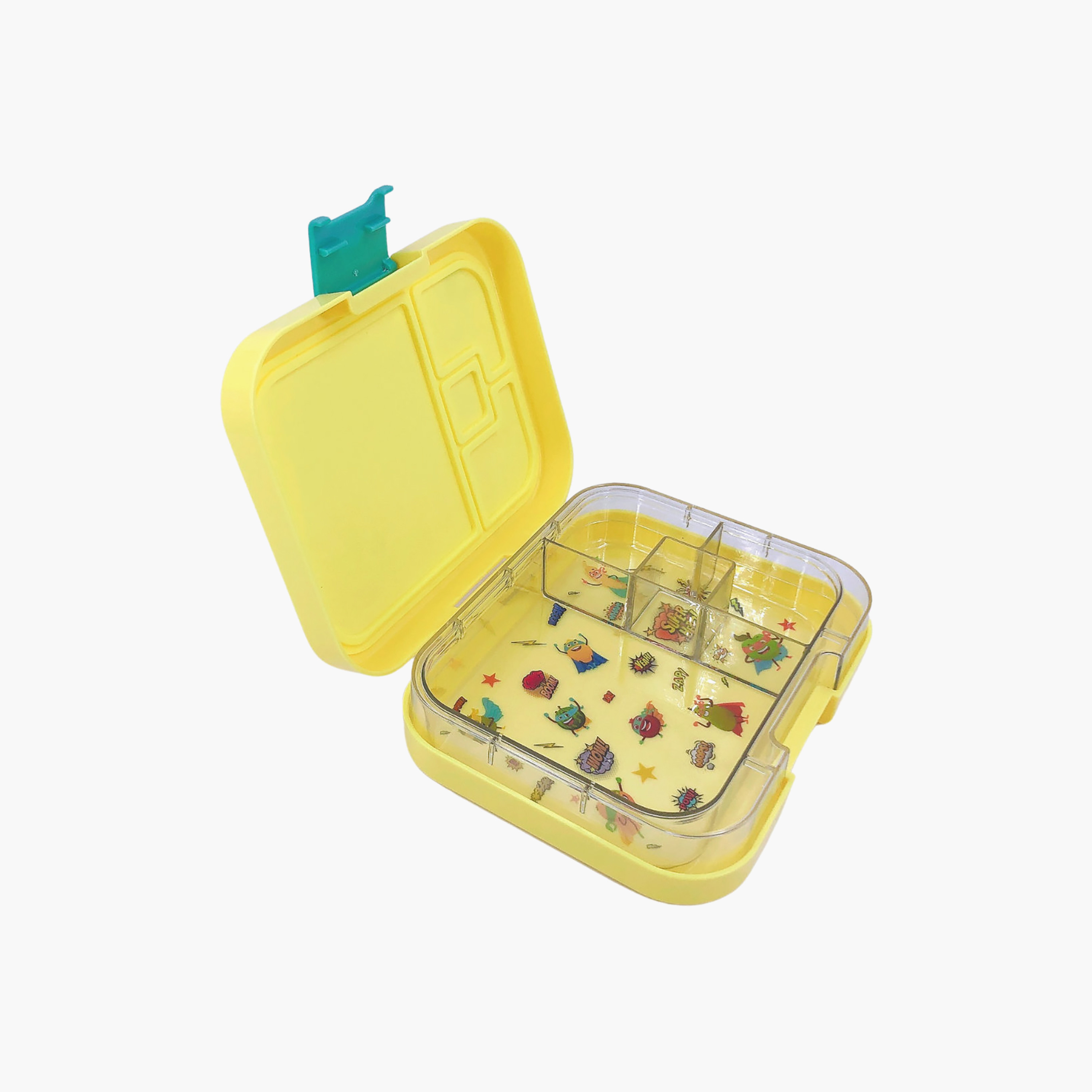 صندوق غداء بينتو سادة مع 4 أقسام من تايني ويلز-school-lunchessentials-lunchboxes-image-3