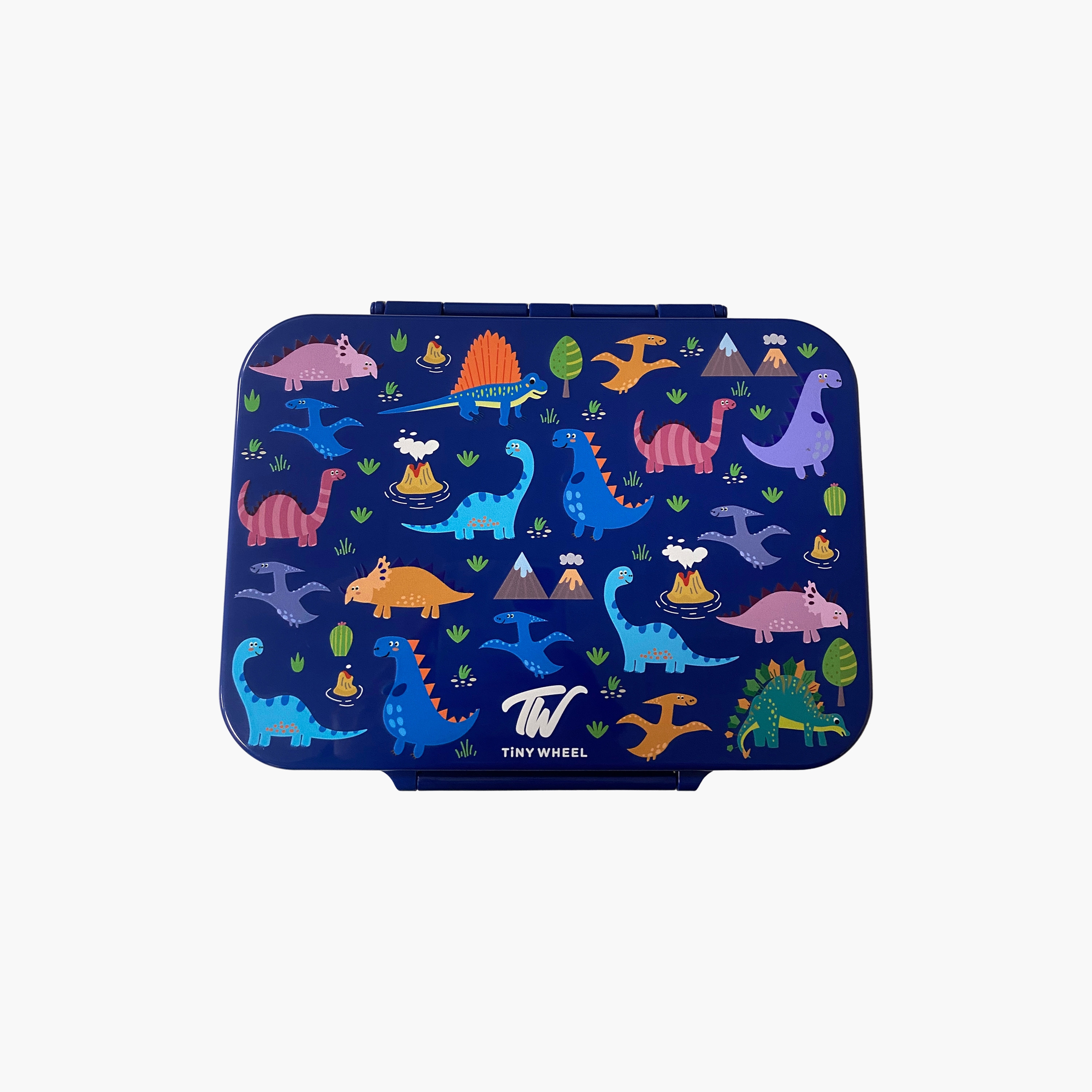 صندوق غداء للأولاد 850 مل ديناصور مع فاصل قابل للإزالة من تايني ويلز-school-lunchessentials-lunchboxes-image-1