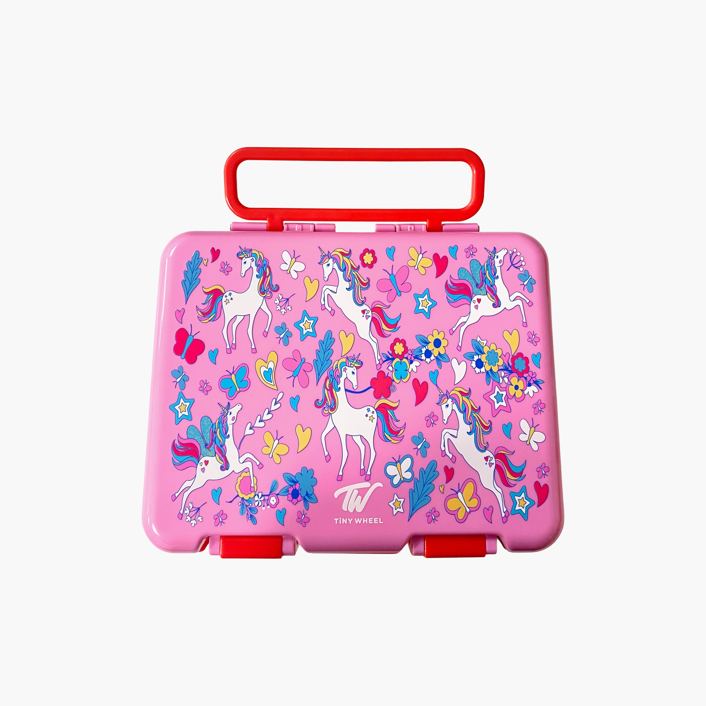 Tiny Wheels Unicorn Lunch Box for Girls with Snack Box - 1150 + 170 ml-school-lunchessentials-lunchboxes-image-2