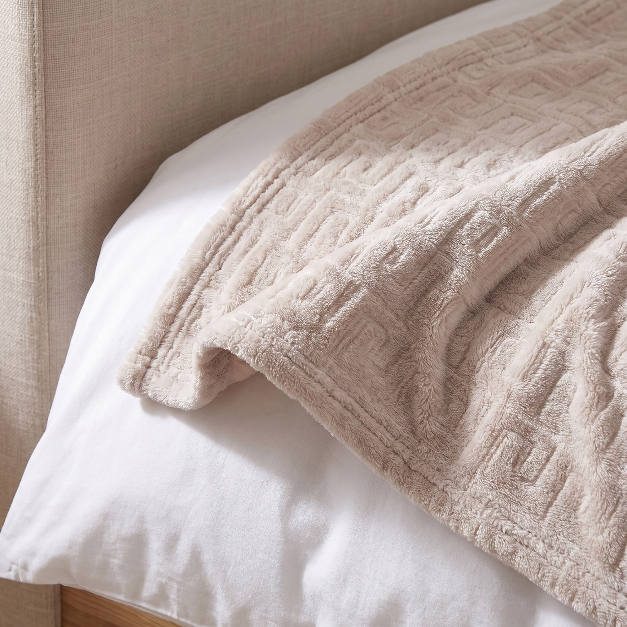 طقم وسادة وبطانية بارزة الملمس من جيا كومو-household-cushionsandthrows-throwsandblankets-blankets-image-2