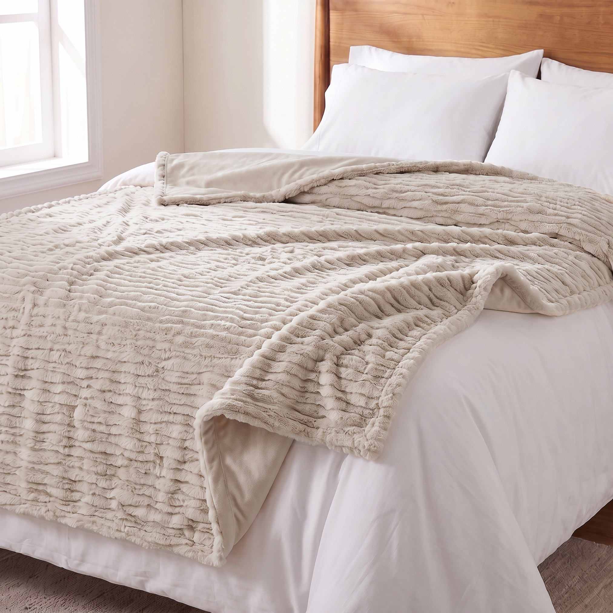 بطانية مخملية من جيا كومو - 150x200 سم-household-cushionsandthrows-throwsandblankets-blankets-image-1