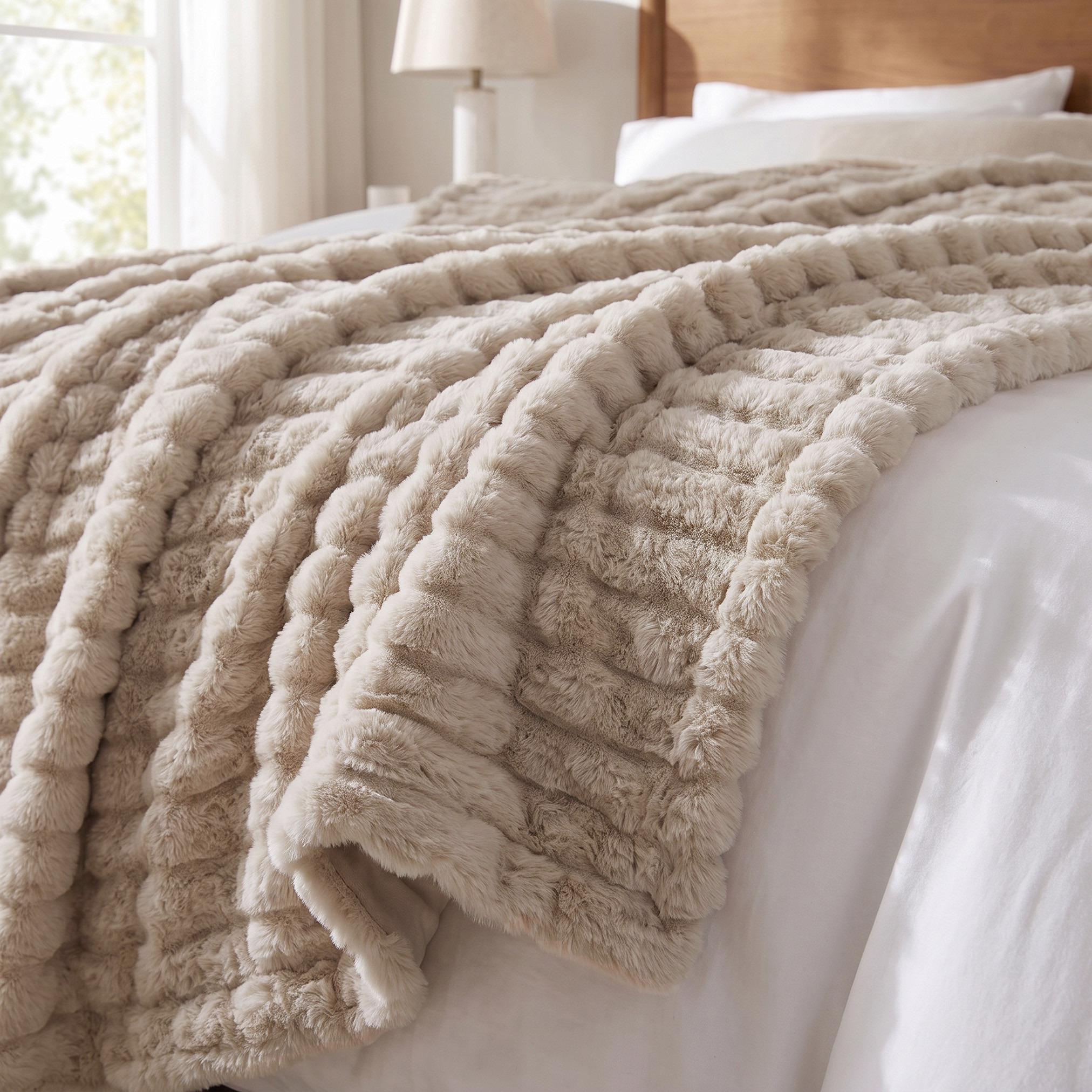 بطانية مخملية من جيا كومو - 150x200 سم-household-cushionsandthrows-throwsandblankets-blankets-image-2