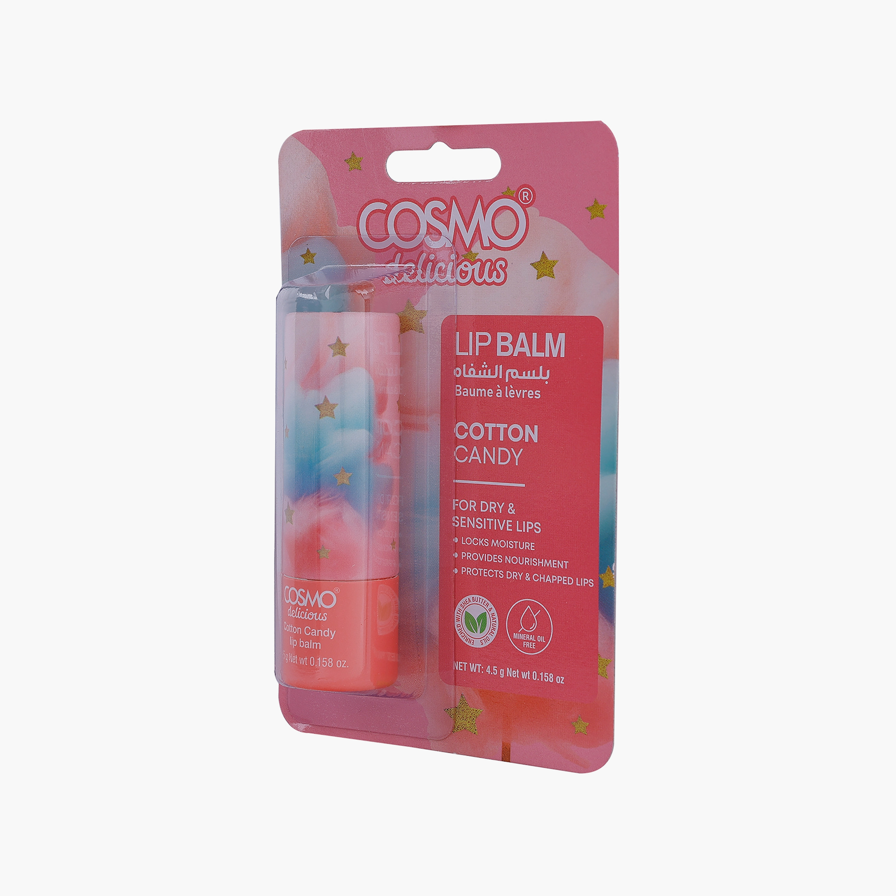 Cosmo Delicious Cotton Candy Lip Balm 4.5gm-beautyandpersonalcare-skin-lipcare-lipbalm-image-2