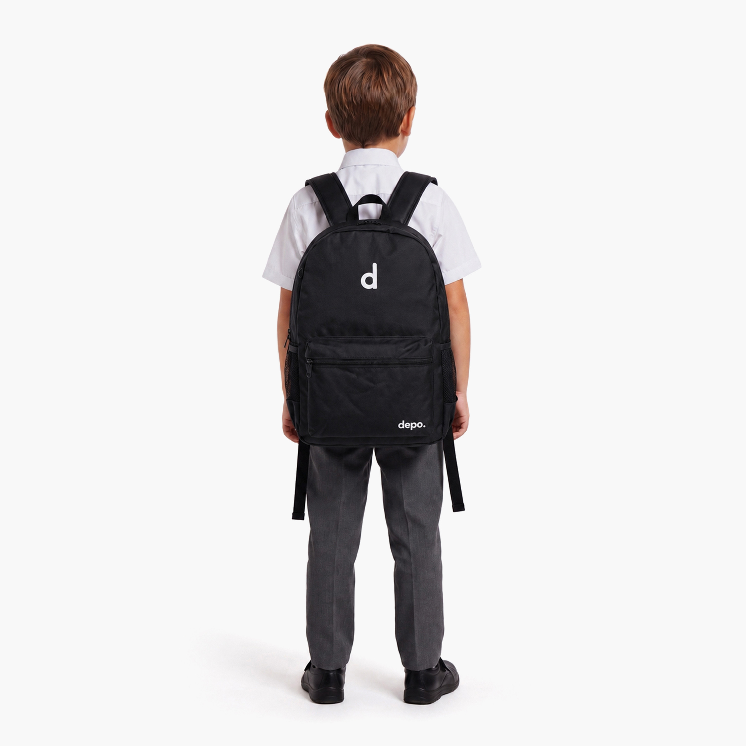 طقم حقيبة مدرسية هايد سوليد 4 قطع مع حقيبة طعام ومقلمة قياس 17 بوصة من ديبو-school-bagsandbackpacks-backpacks-image-6