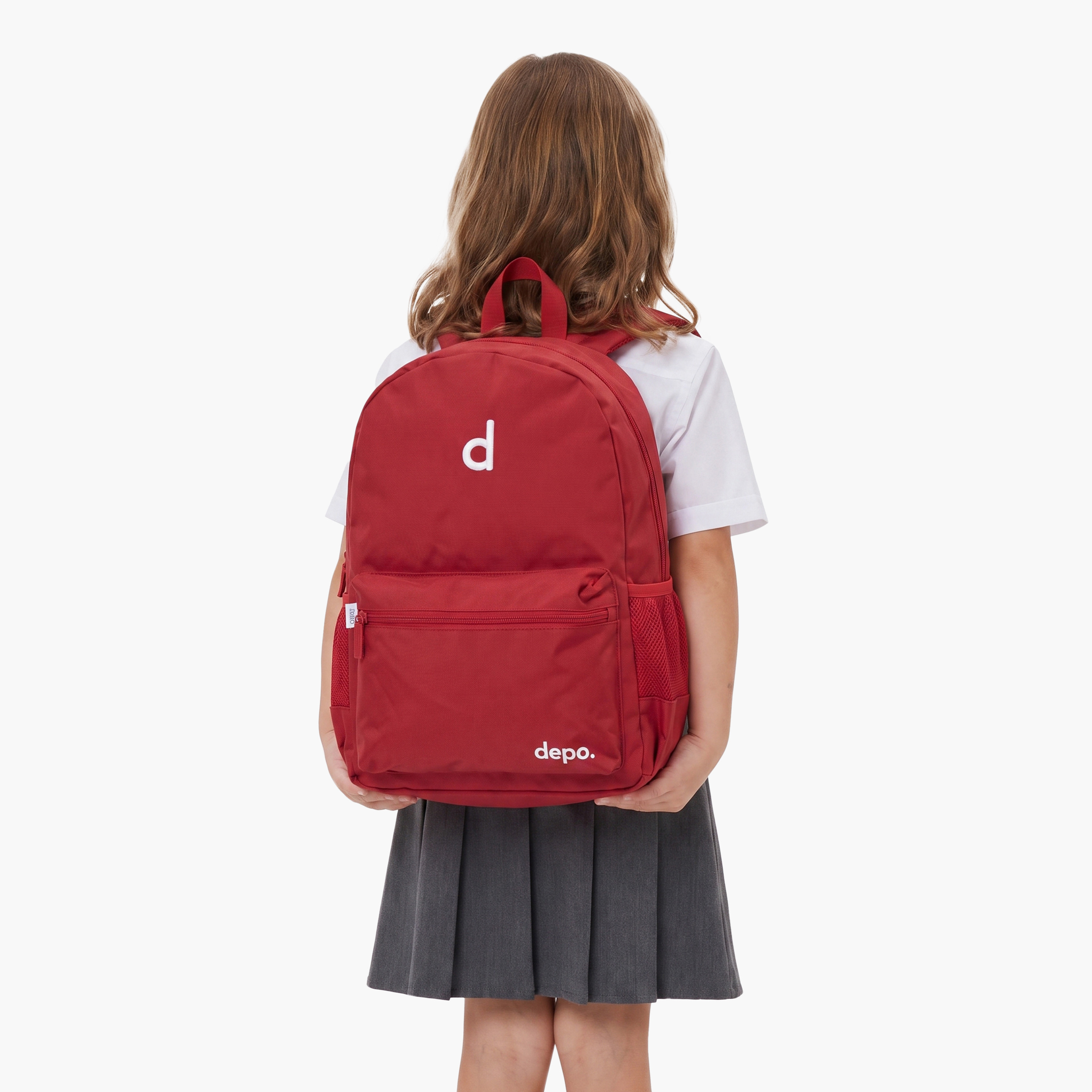Depo High Solid 4-Piece School Backpack Set with Lunch Bag and Pencil Case - 17 Inch-school-bagsandbackpacks-backpacks-image-13