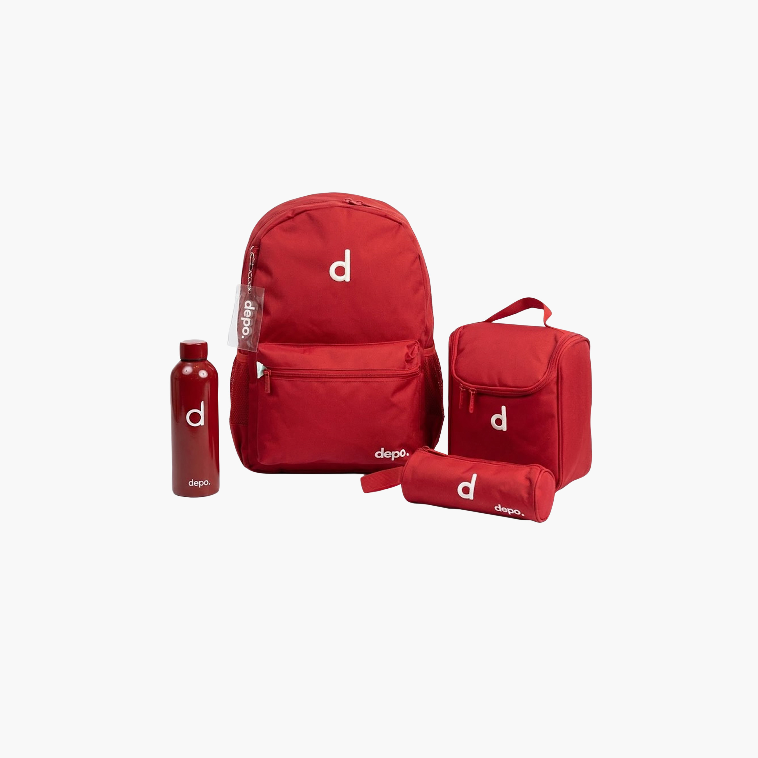 طقم حقيبة مدرسية هايد سوليد 4 قطع مع حقيبة طعام ومقلمة قياس 17 بوصة من ديبو-school-bagsandbackpacks-backpacks-image-7