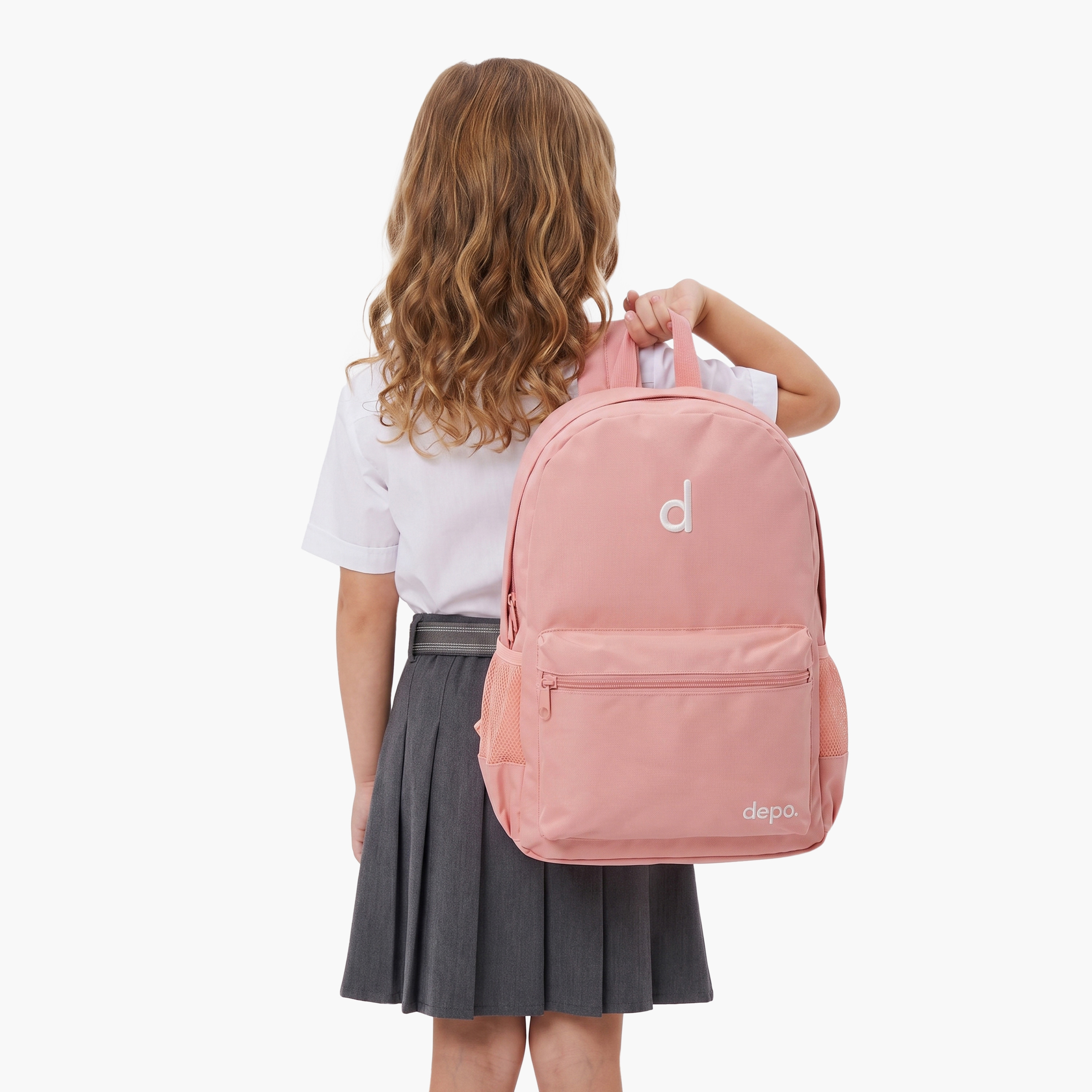 Depo High Solid 4-Piece School Backpack Set for Girls with Lunch Bag and Pencil Case - 17 Inch-school-bagsandbackpacks-backpacks-image-6
