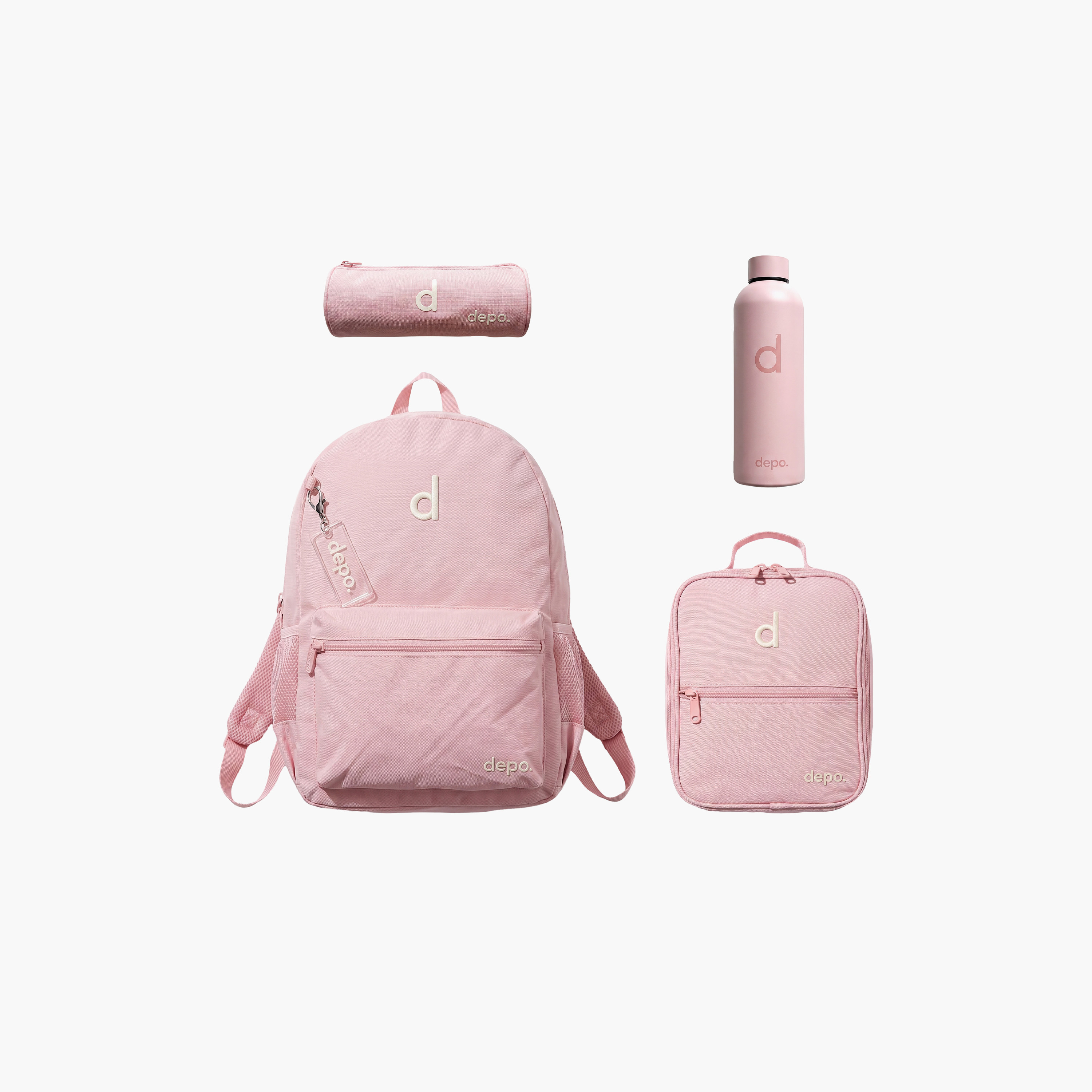 Depo High Solid 4-Piece School Backpack Set with Lunch Bag and Pencil Case - 17 Inch-school-bagsandbackpacks-backpacks-image-15