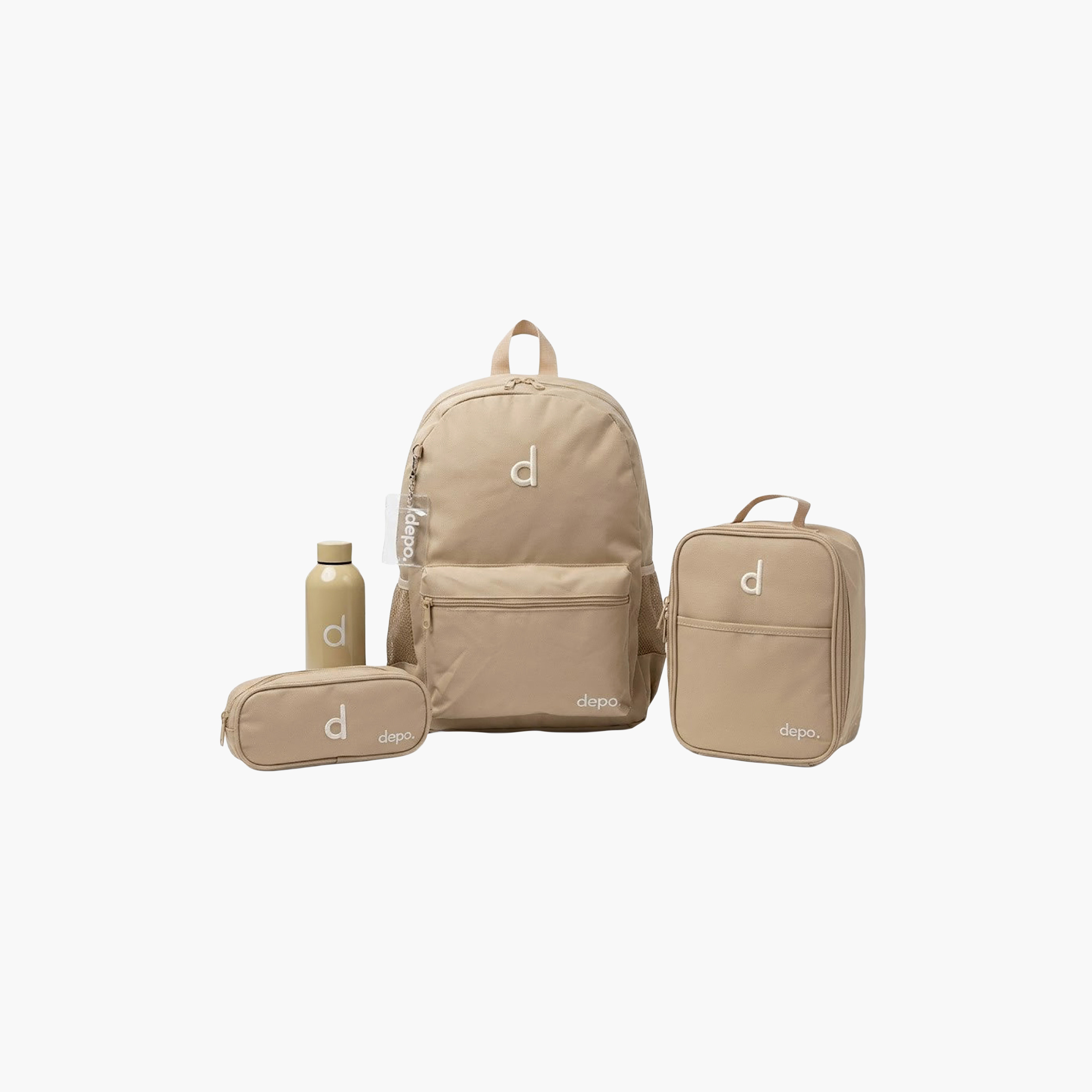طقم حقيبة مدرسية هايد سوليد 4 قطع مع حقيبة طعام ومقلمة قياس 17 بوصة من ديبو-school-bagsandbackpacks-backpacks-image-7