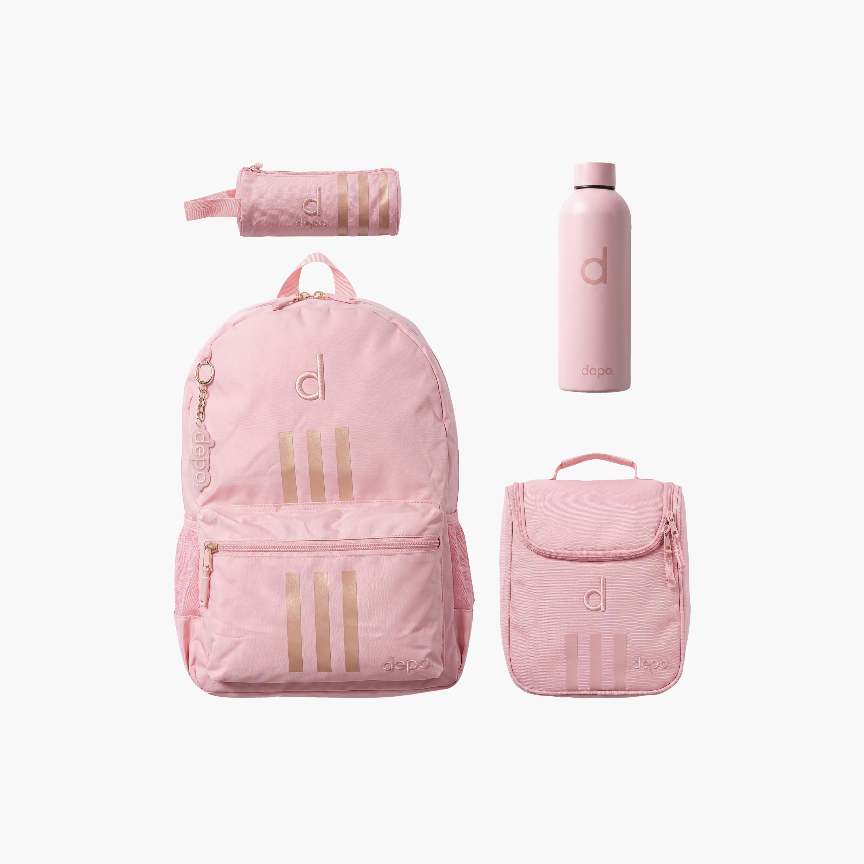 Depo Lady Sport 4-Piece School Backpack Set for Girls with Lunch Bag and Pencil Case - 17 Inch-school-bagsandbackpacks-backpacks-image-1