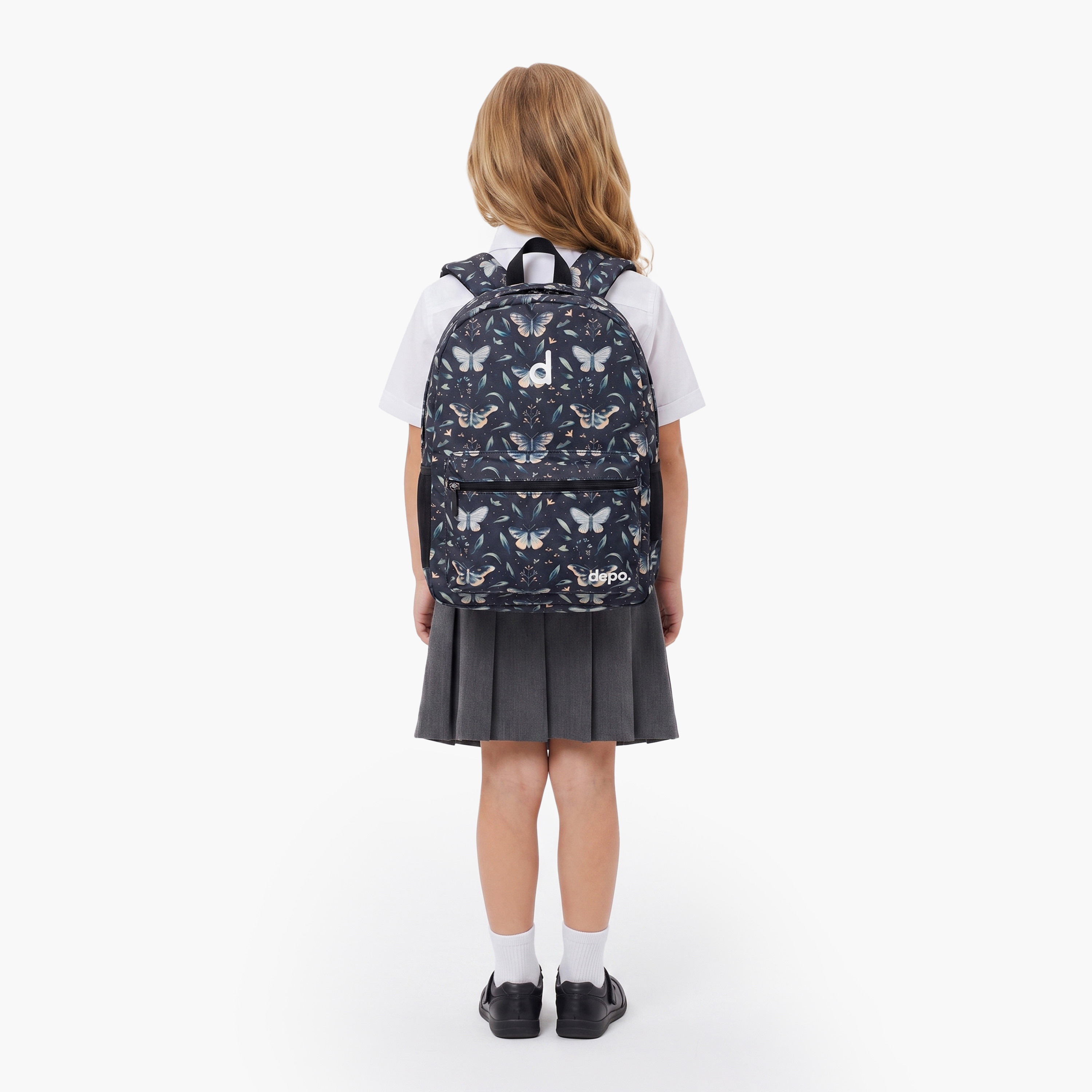 Depo Firefly 4-Piece School Backpack Set for Girls with Lunch Bag and Pencil Case - 17 Inch-school-bagsandbackpacks-backpacks-image-6