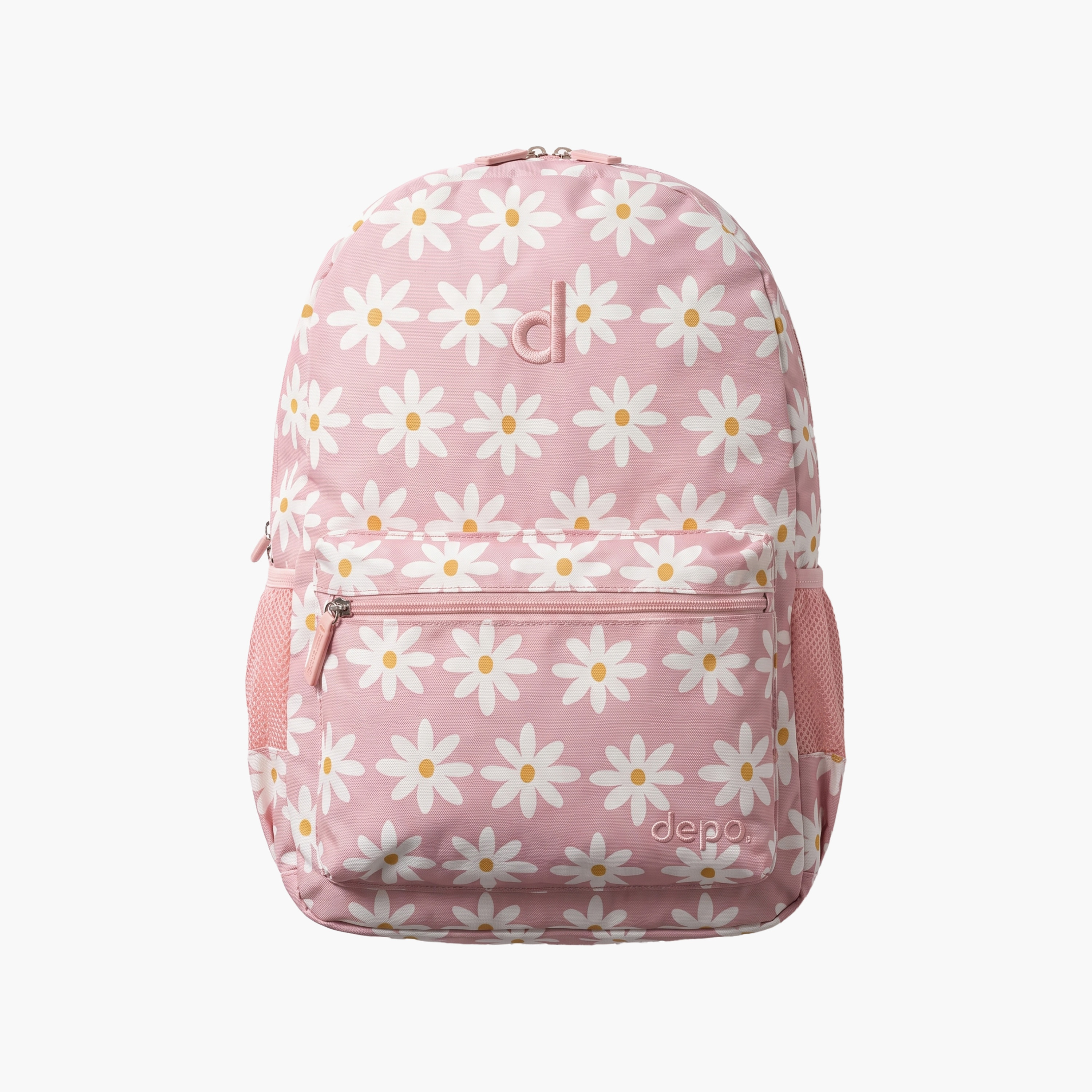 طقم حقيبة مدرسية ديزي فلورز للبنات 4 قطع مع حقيبة طعام ومقلمة قياس 17 بوصة من ديبو-school-bagsandbackpacks-backpacks-image-2