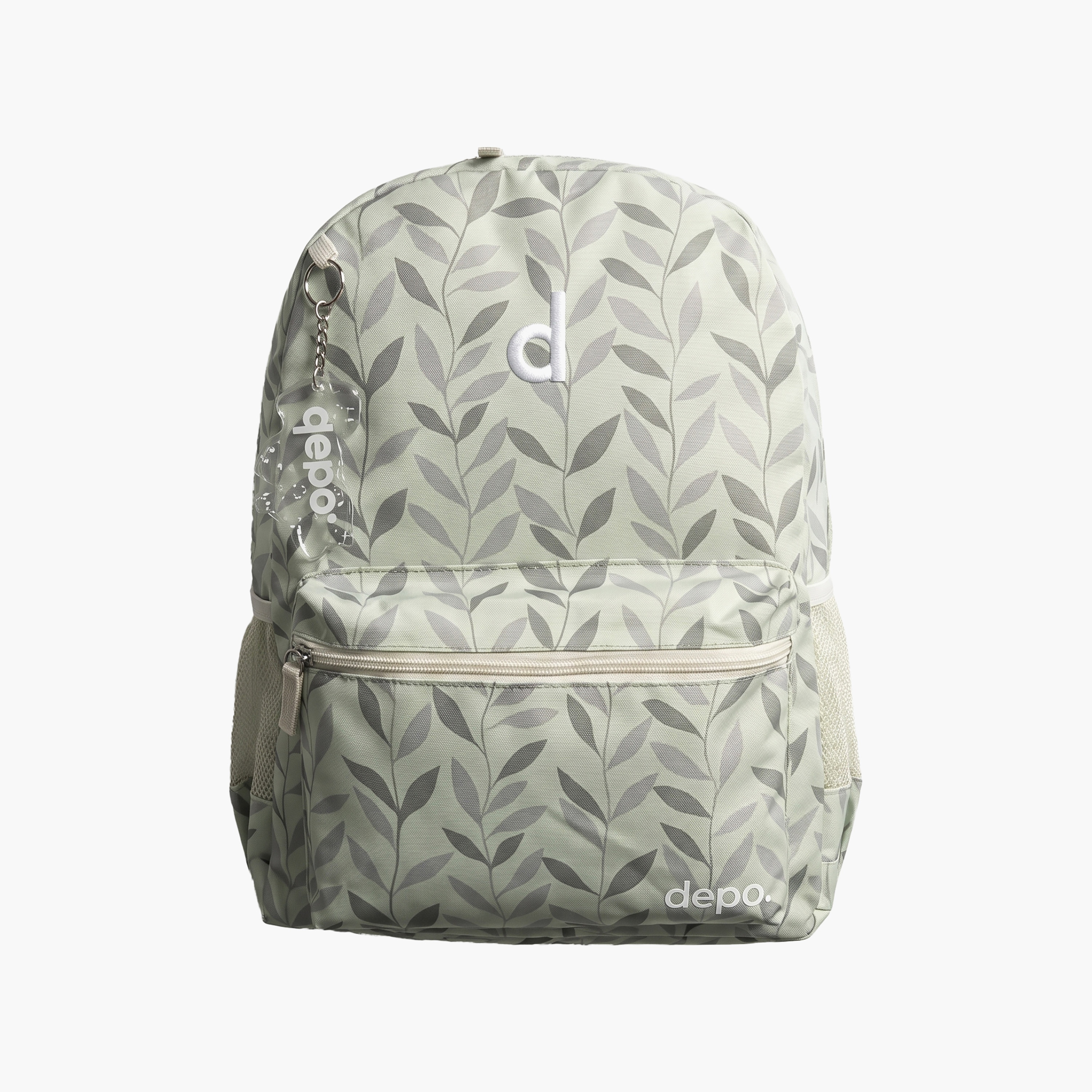 Depo Olive Leaves 4-Piece School Backpack Set for Girls with Lunch Bag and Pencil Case - 17 Inch-school-bagsandbackpacks-backpacks-image-2