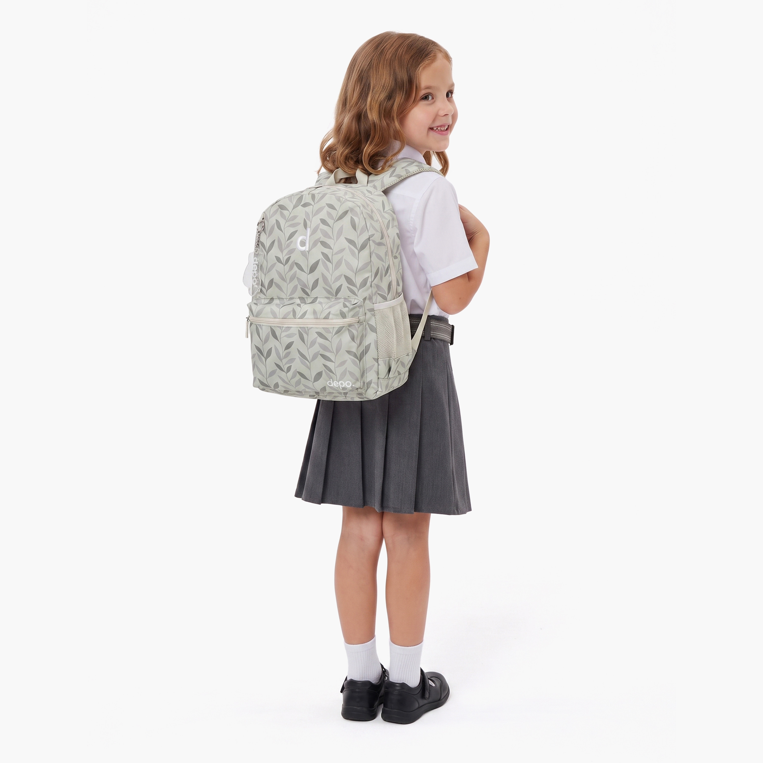 Depo Olive Leaves 4-Piece School Backpack Set for Girls with Lunch Bag and Pencil Case - 17 Inch-school-bagsandbackpacks-backpacks-image-6