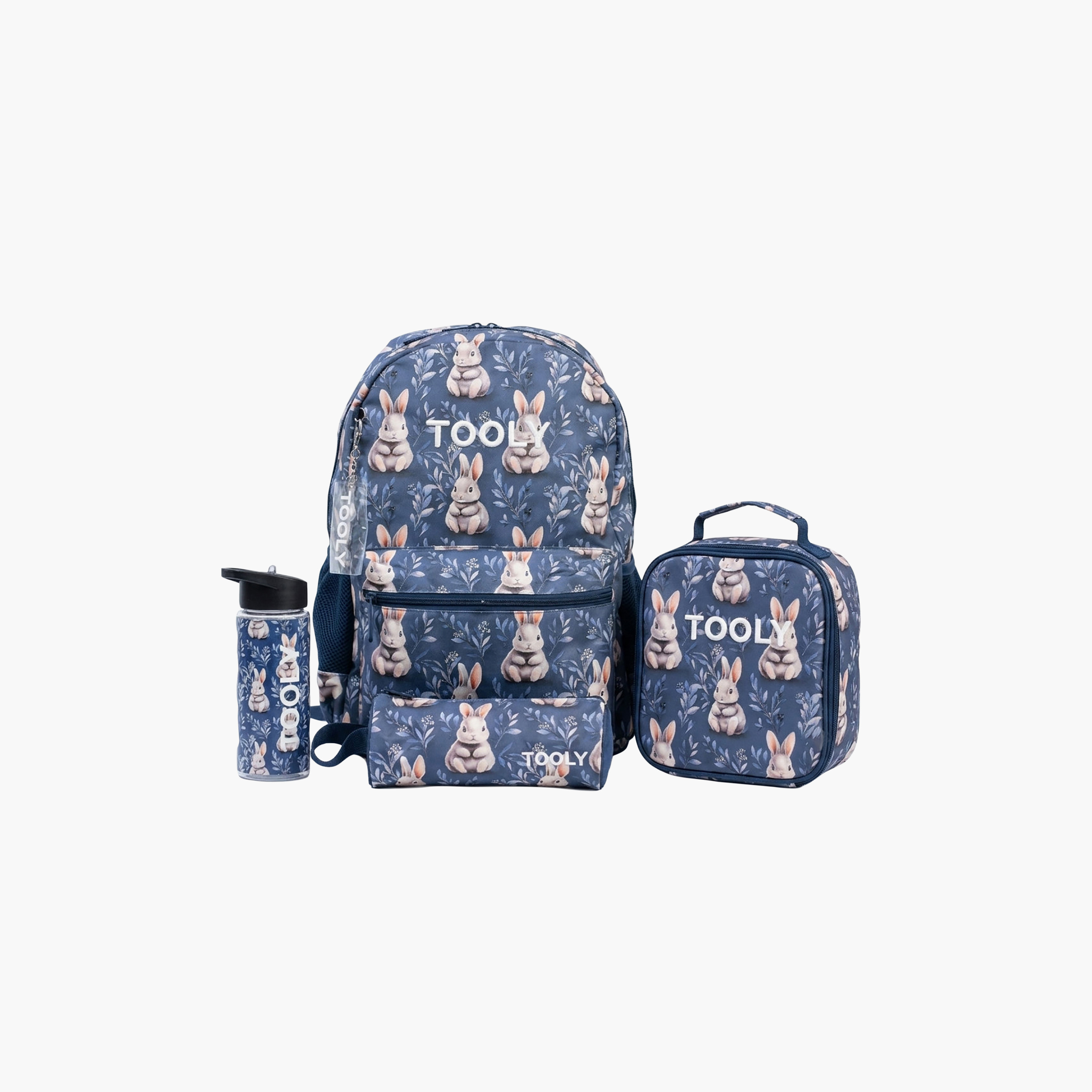 Tooly Nice Rabbit 4-Piece School Backpack Set with Pencil Case and Water Bottle - 17 Inch-school-bagsandbackpacks-backpacks-image-7