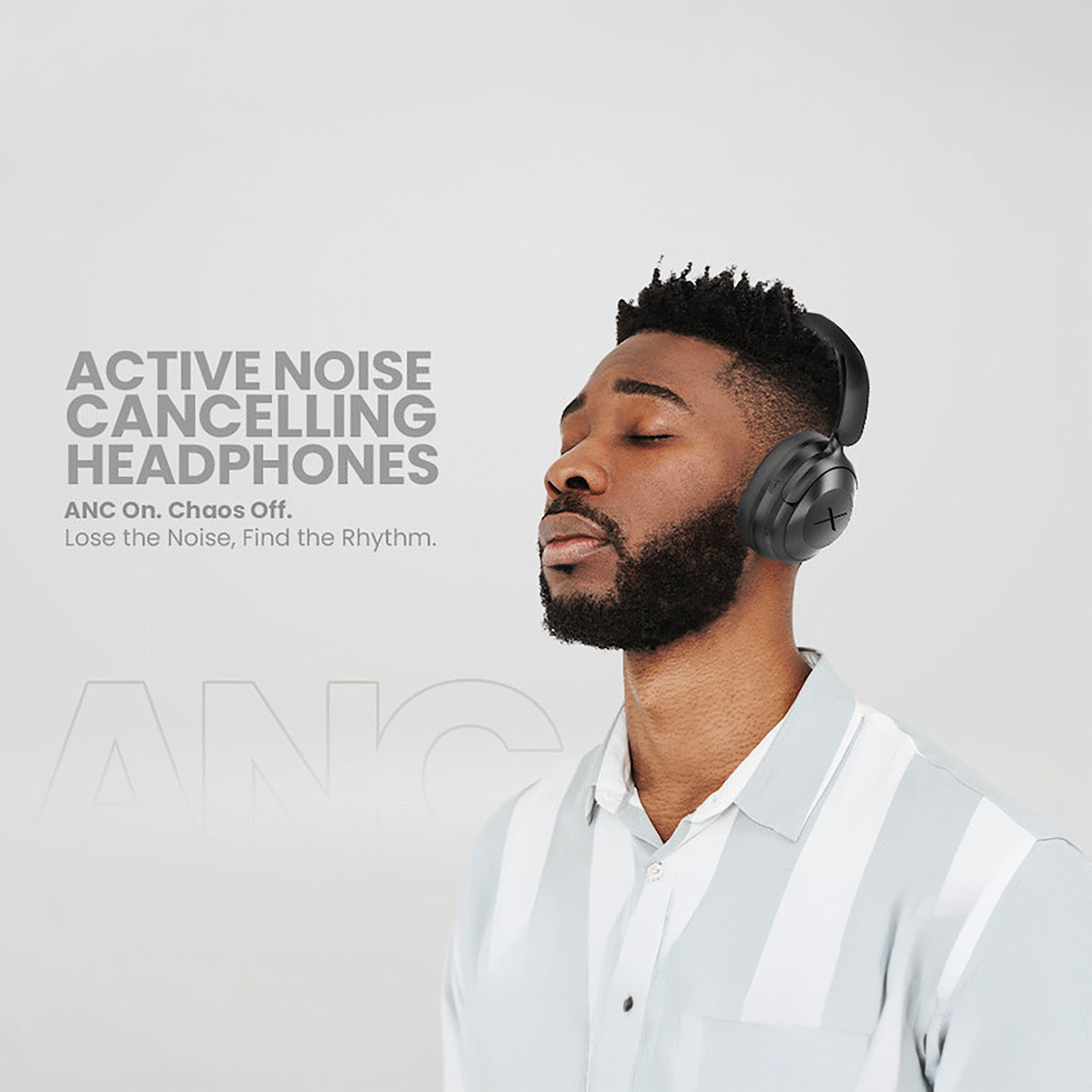 Volkano X Halo ANC Bluetooth Wireless Headphones with 45 Hours Playtime-electronics-headphonesandearphones-image-3