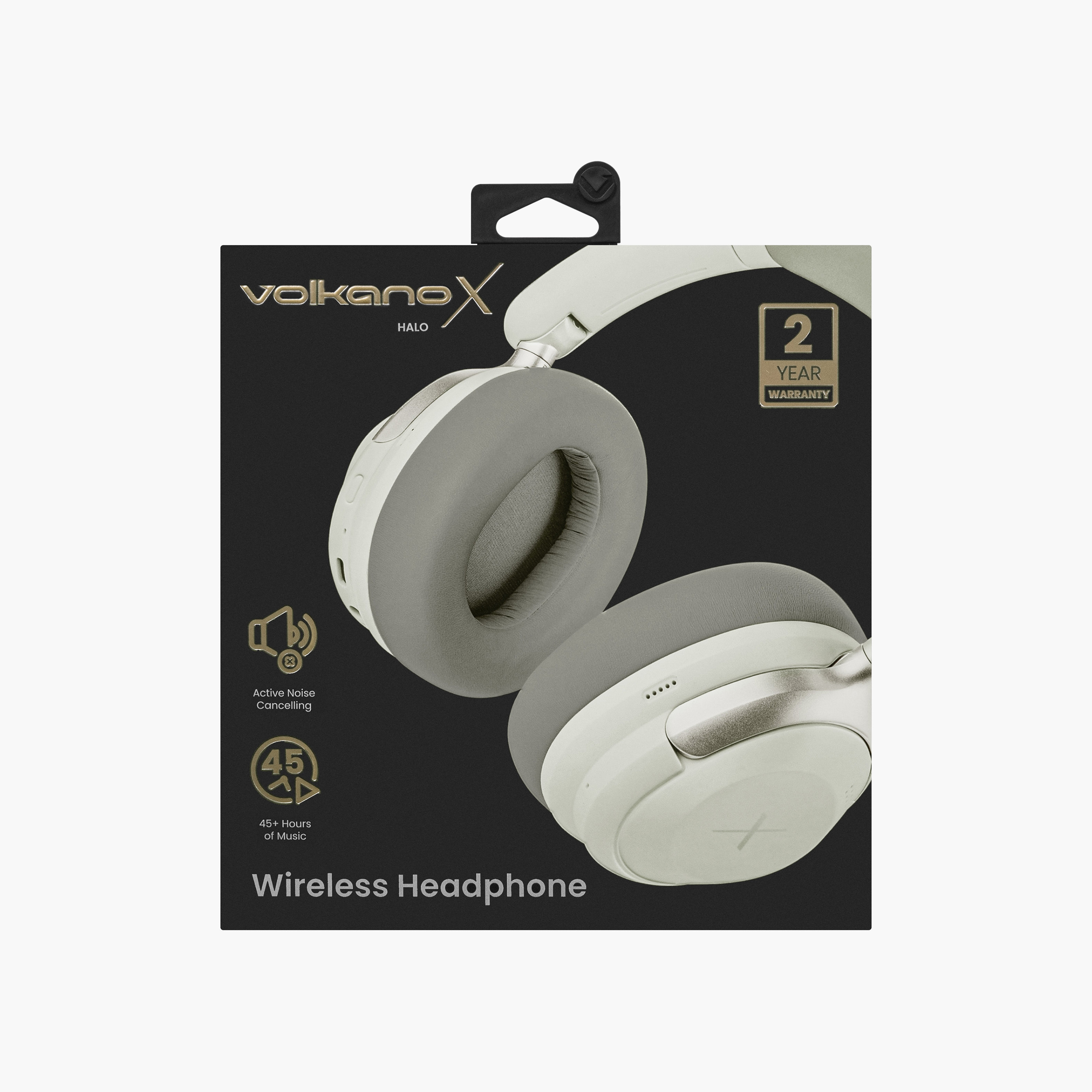 Volkano X Halo ANC Bluetooth Wireless Headphones with 45 Hours Playtime-electronics-headphonesandearphones-image-9