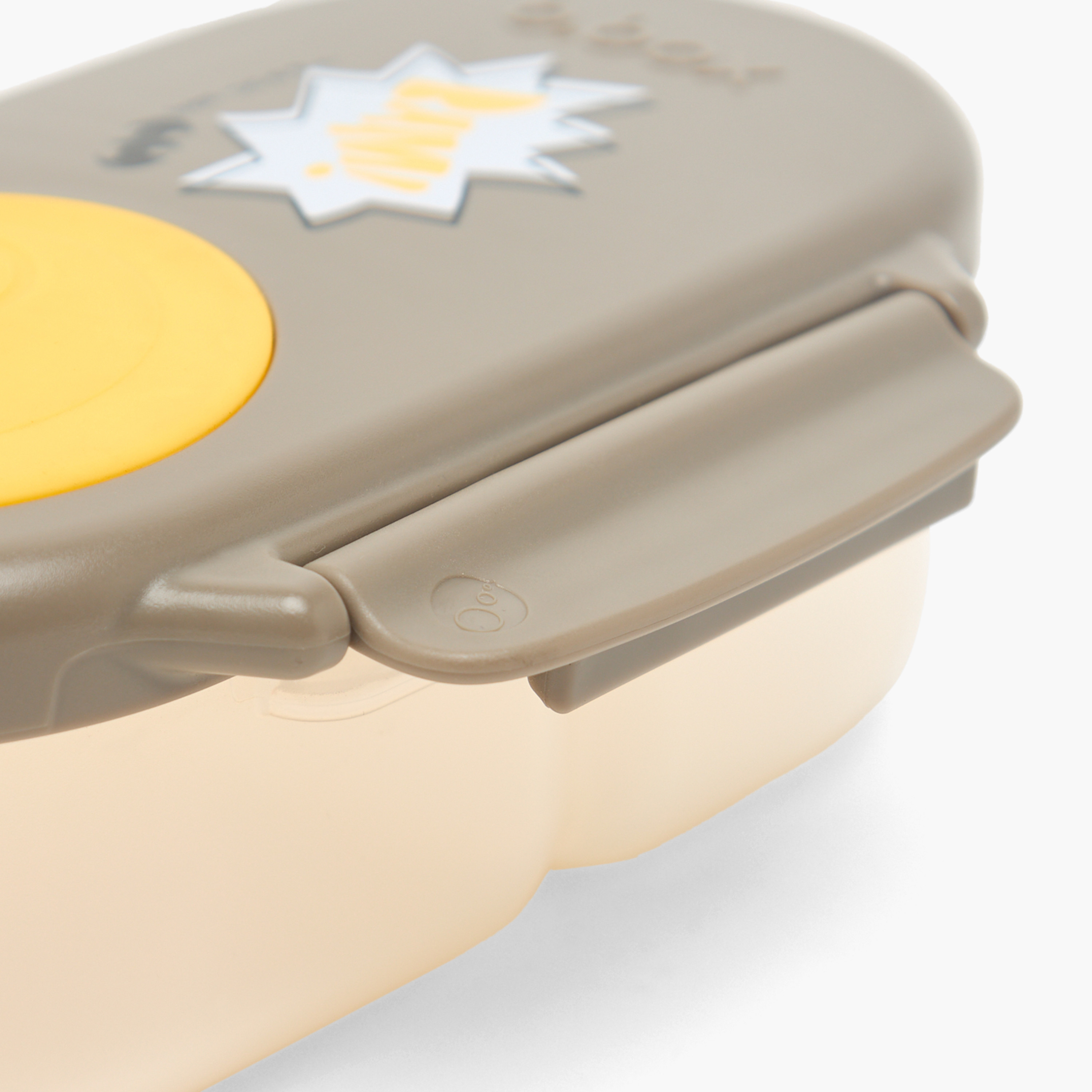 صندوق وجبات خفيفة بقسمين وبطبعات باتمان للأولاد من بي بوكس - 350 مل-school-lunchessentials-lunchboxes-image-5