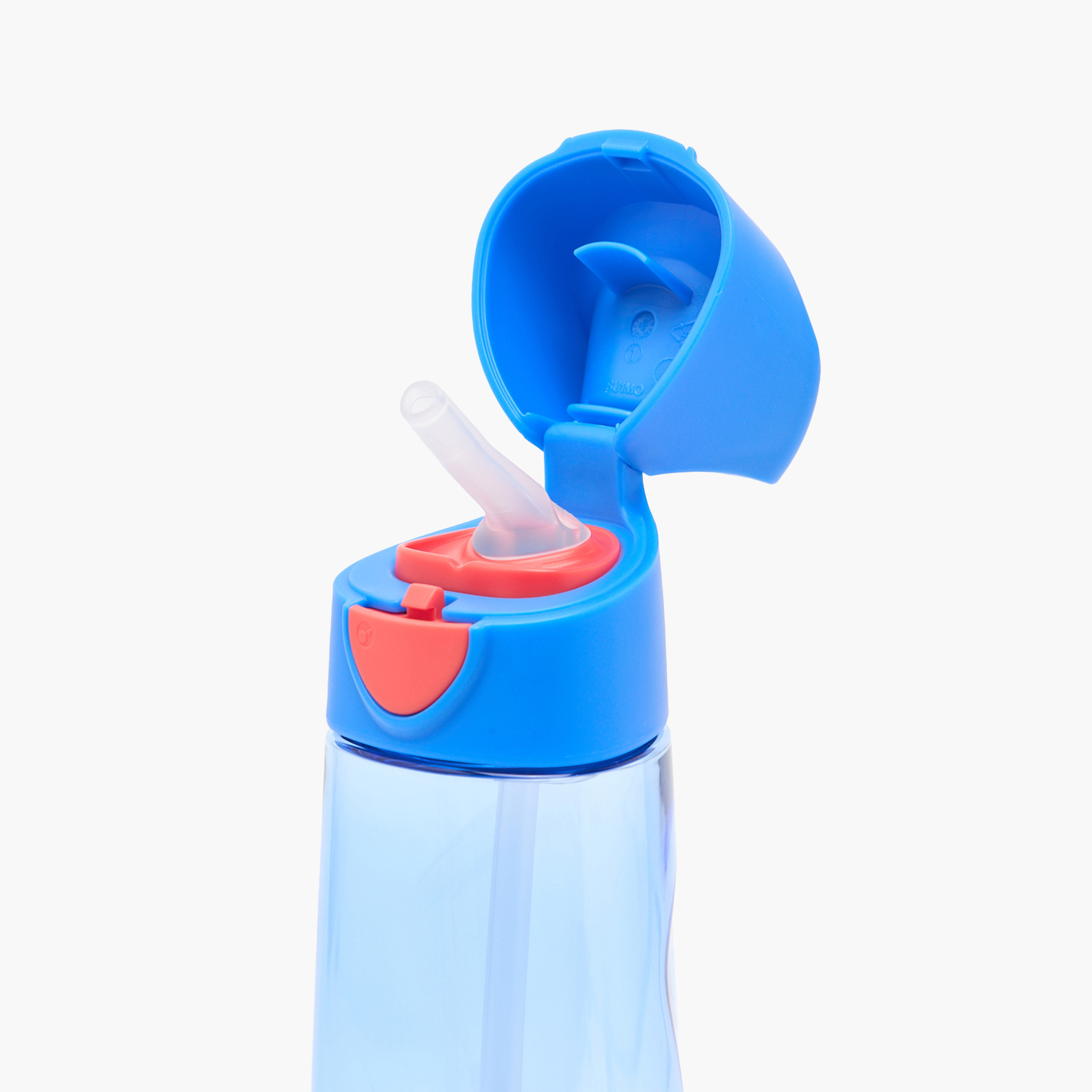 b.box Superman Print Tritan Water Bottle with Flip Spout and Handle - 600 ml-school-waterbottles-image-6