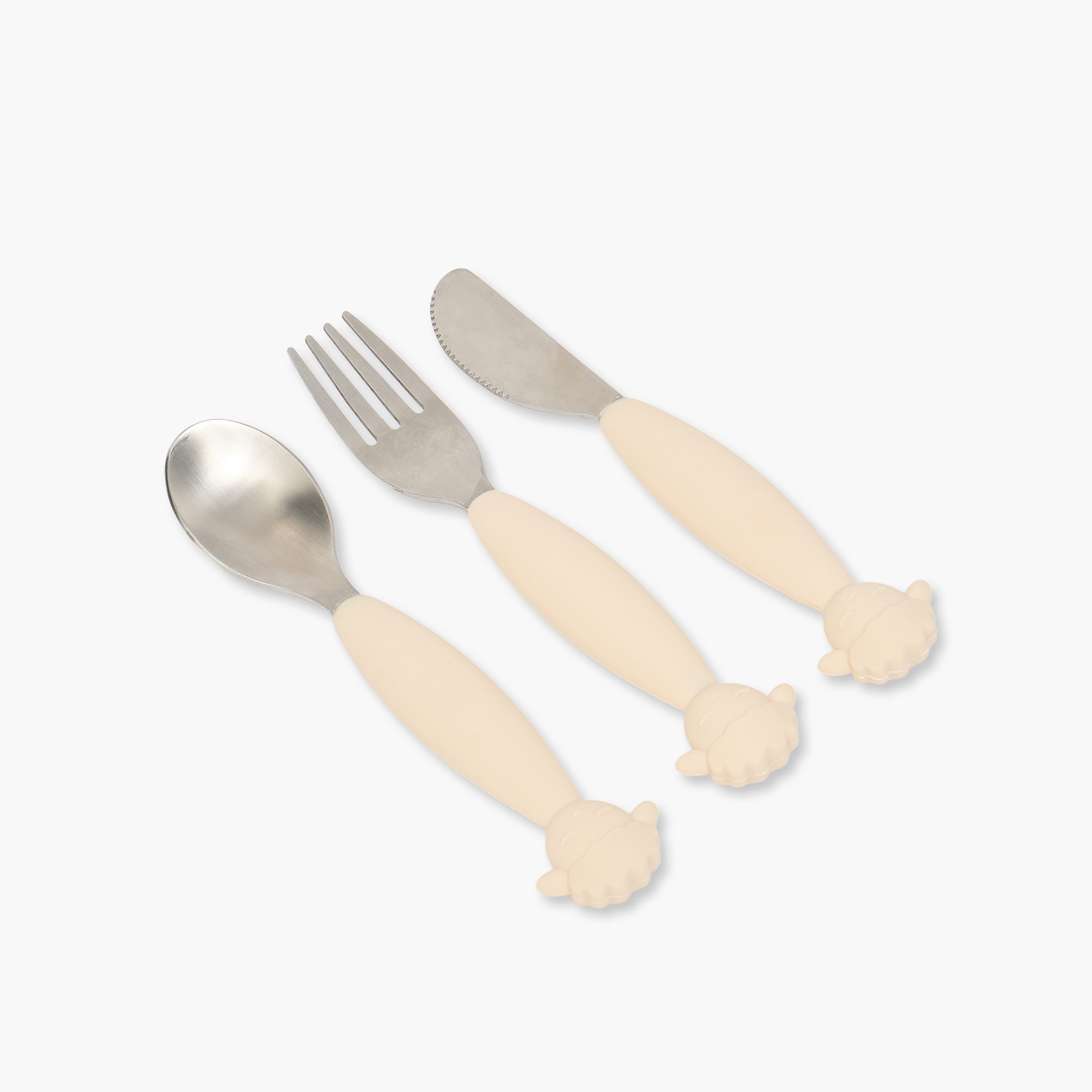 Giggles Cutlery Set, Silicone Handle-baby-feeding-mealtimeessentials-image-4