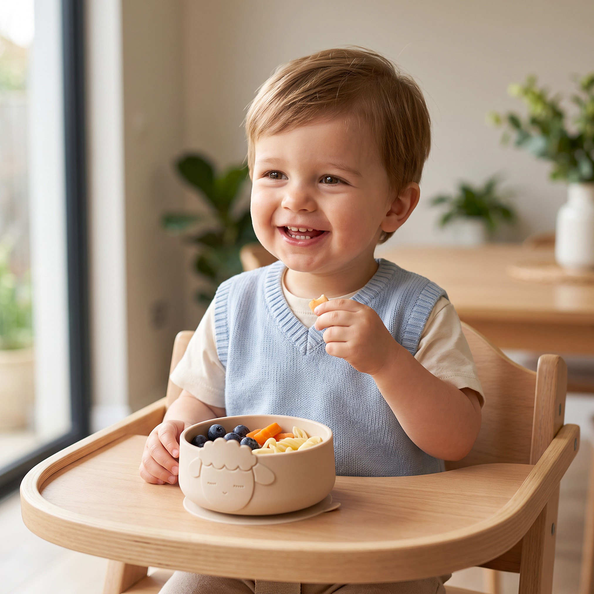 وعاء بقاعدة شفط من جيجلز-baby-feeding-mealtimeessentials-image-2