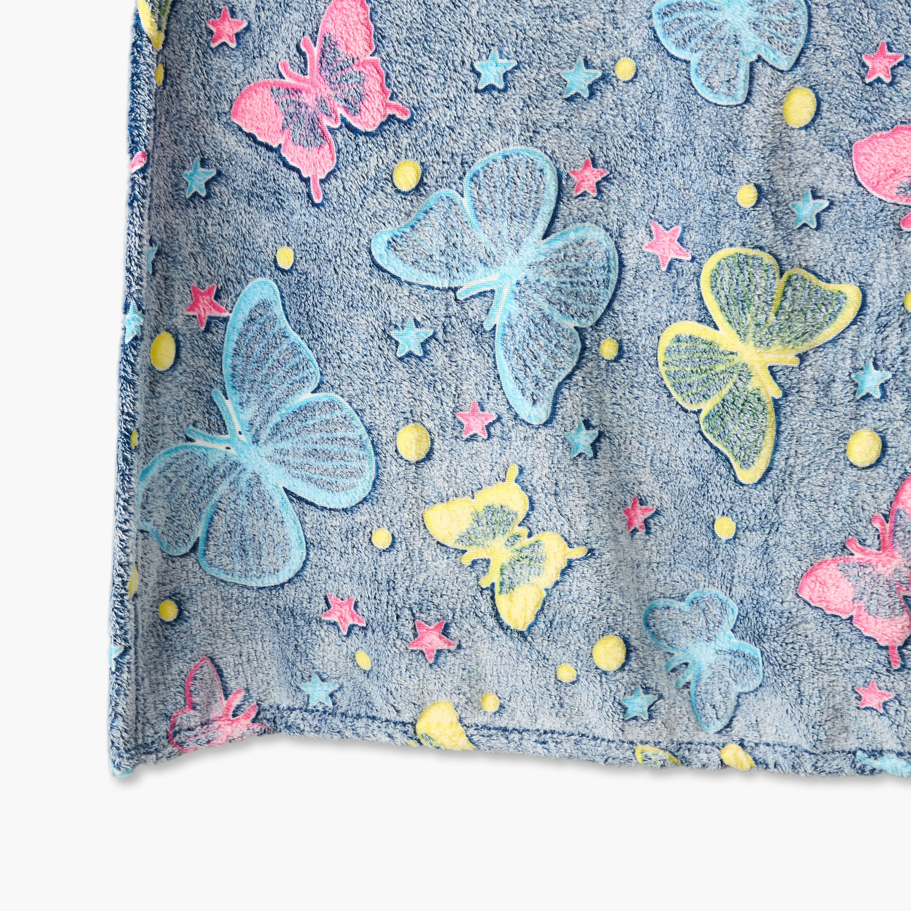 بطانية مضيئة في الظلام بطبعات فراشات-household-bedding-blankets-image-3